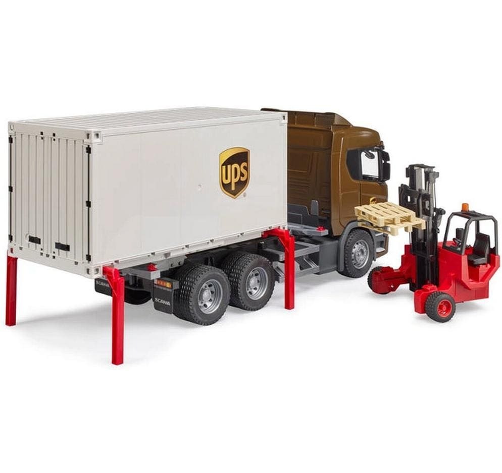 Bruder® Spielzeug-LKW »SCANIA Super UPS Logistics Truck«, Einsatzfahrzeug