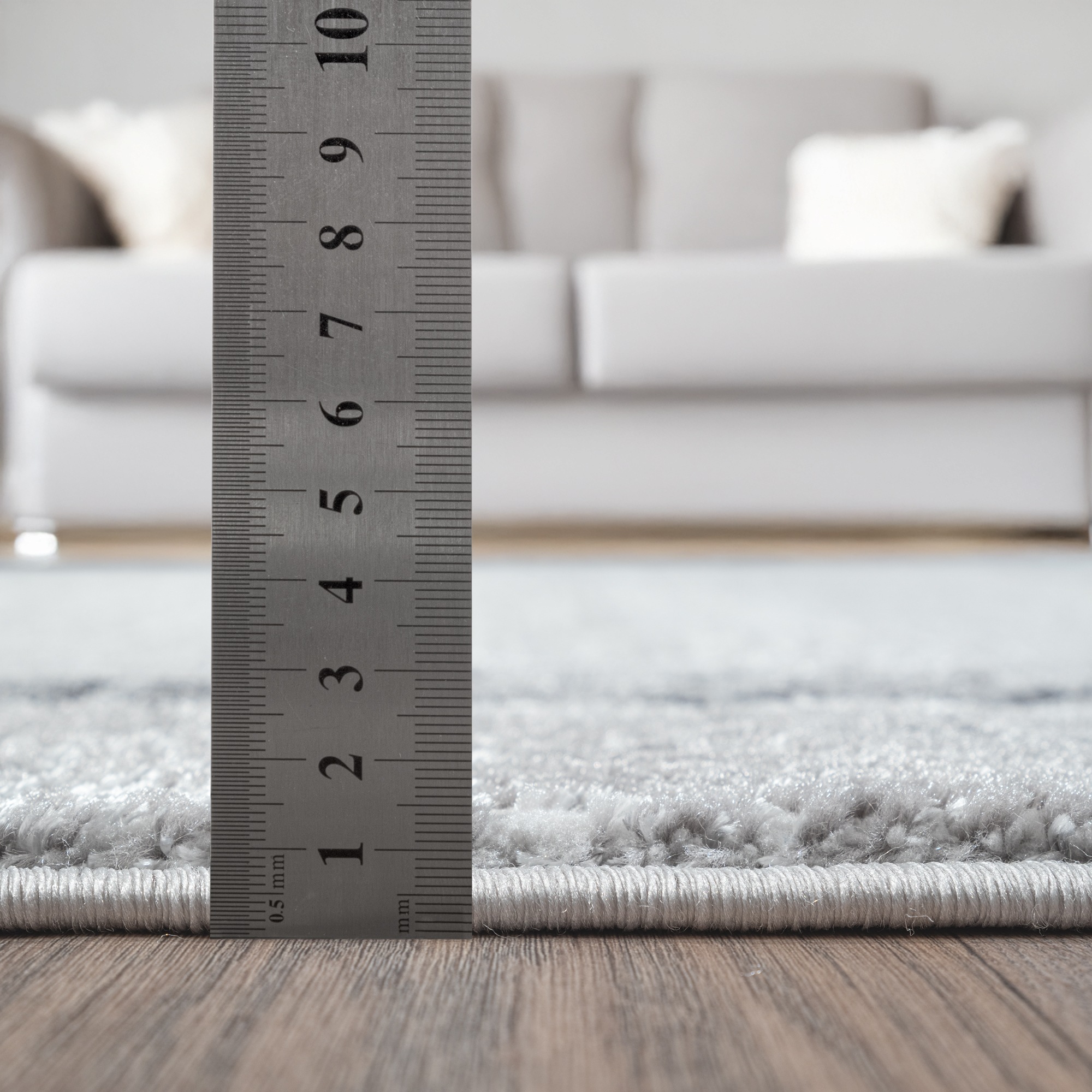 Sanat Tapis »Harmony 3215 , auch als Läufer« Rectangulaire 12 mm Höhe Wohnzimmer, Kurzflor, modern, Bordüre, Schlafzimmer