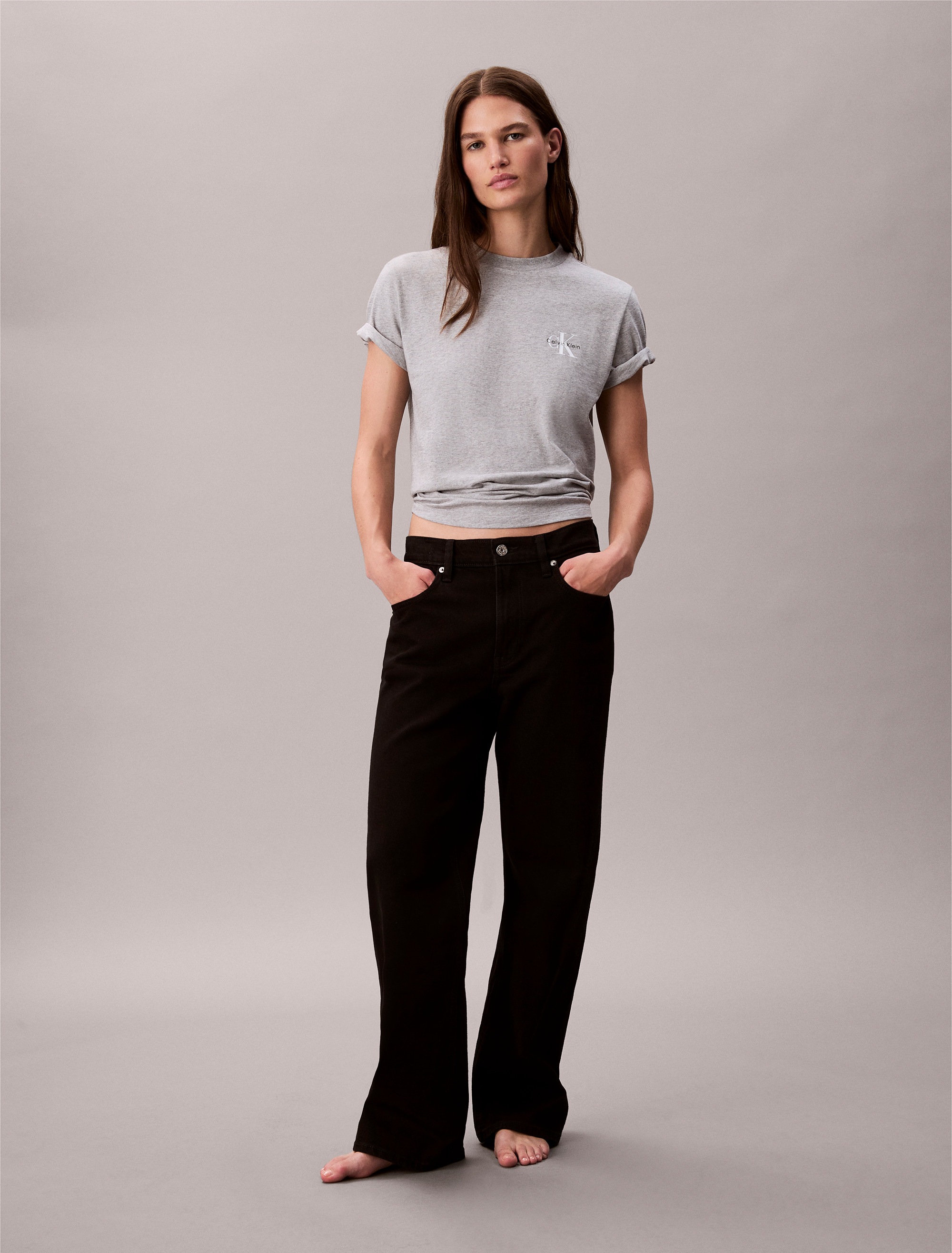 Calvin Klein Jeans T-Shirt »MONOLOGO VNK 2PACK TEE« Packung, 2er-Pack, 2 Stk. , Logoschriftzug