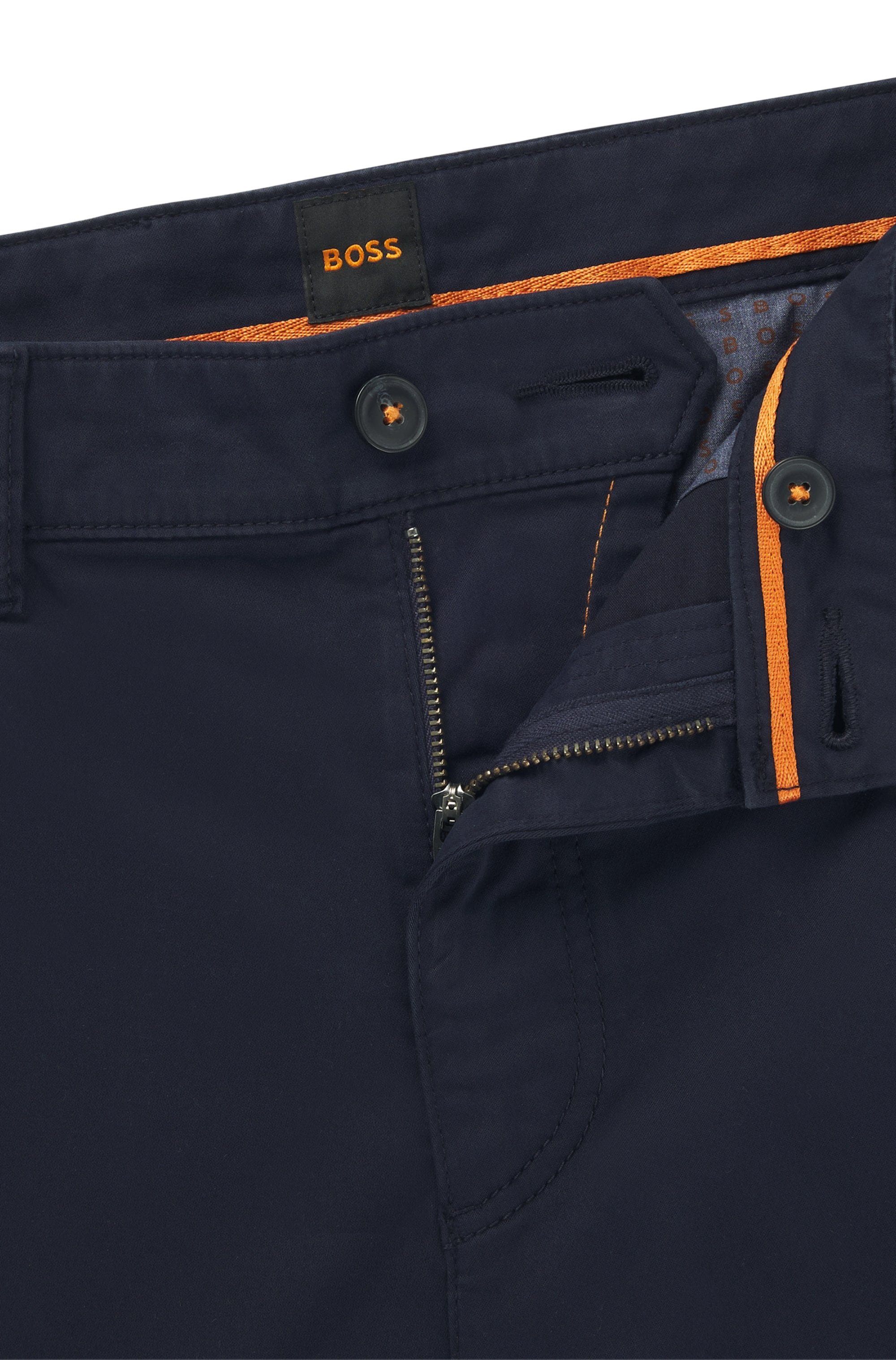 BOSS ORANGE Chinohose »Regular«  in gerader From