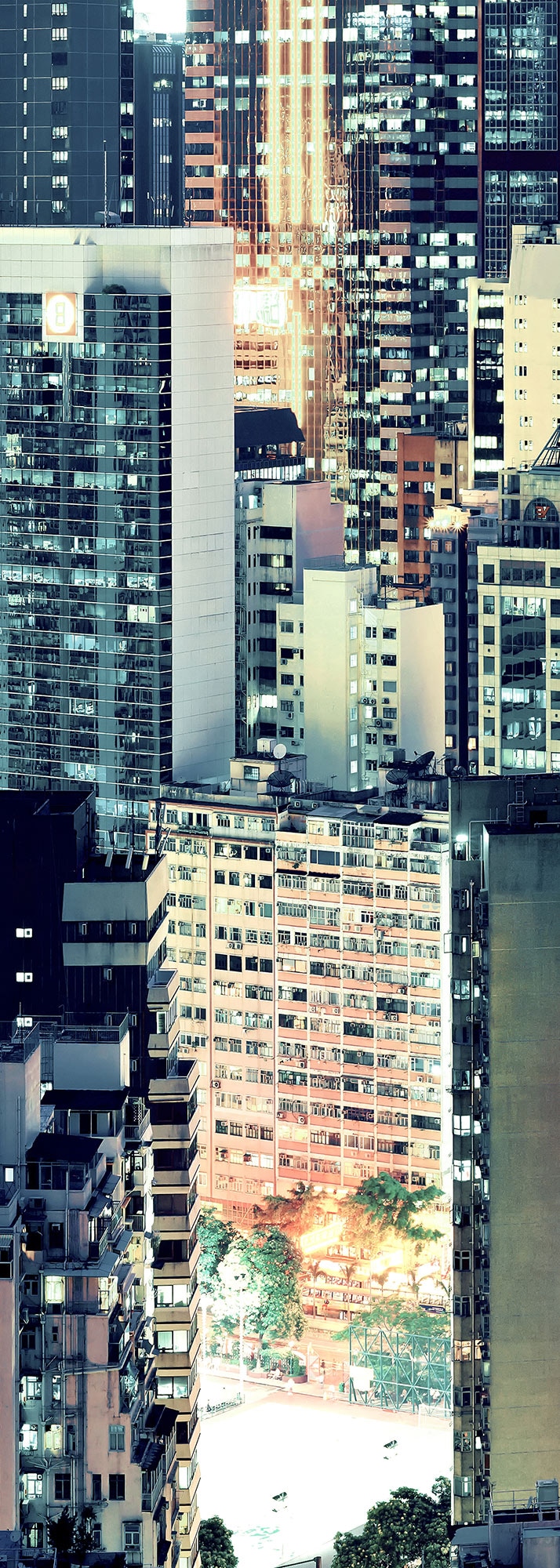 Komar Fototapete »Vlies Fototapete - Skyline - Grösse 100 x 280 cm« Motiv | bedruckt glatt