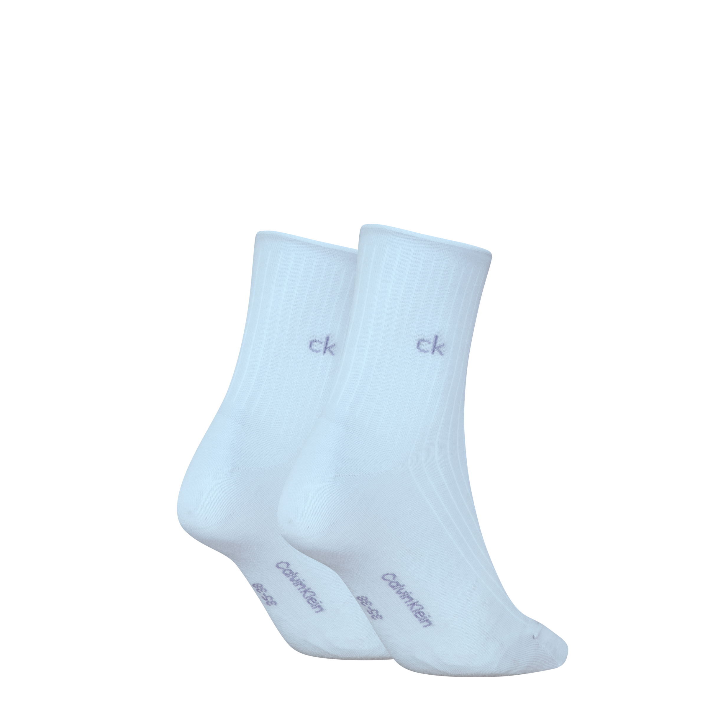 Calvin Klein Jeans Socken »CK WOMEN SHORT SOCK 2P ROLL TOP«, (2 Paar)