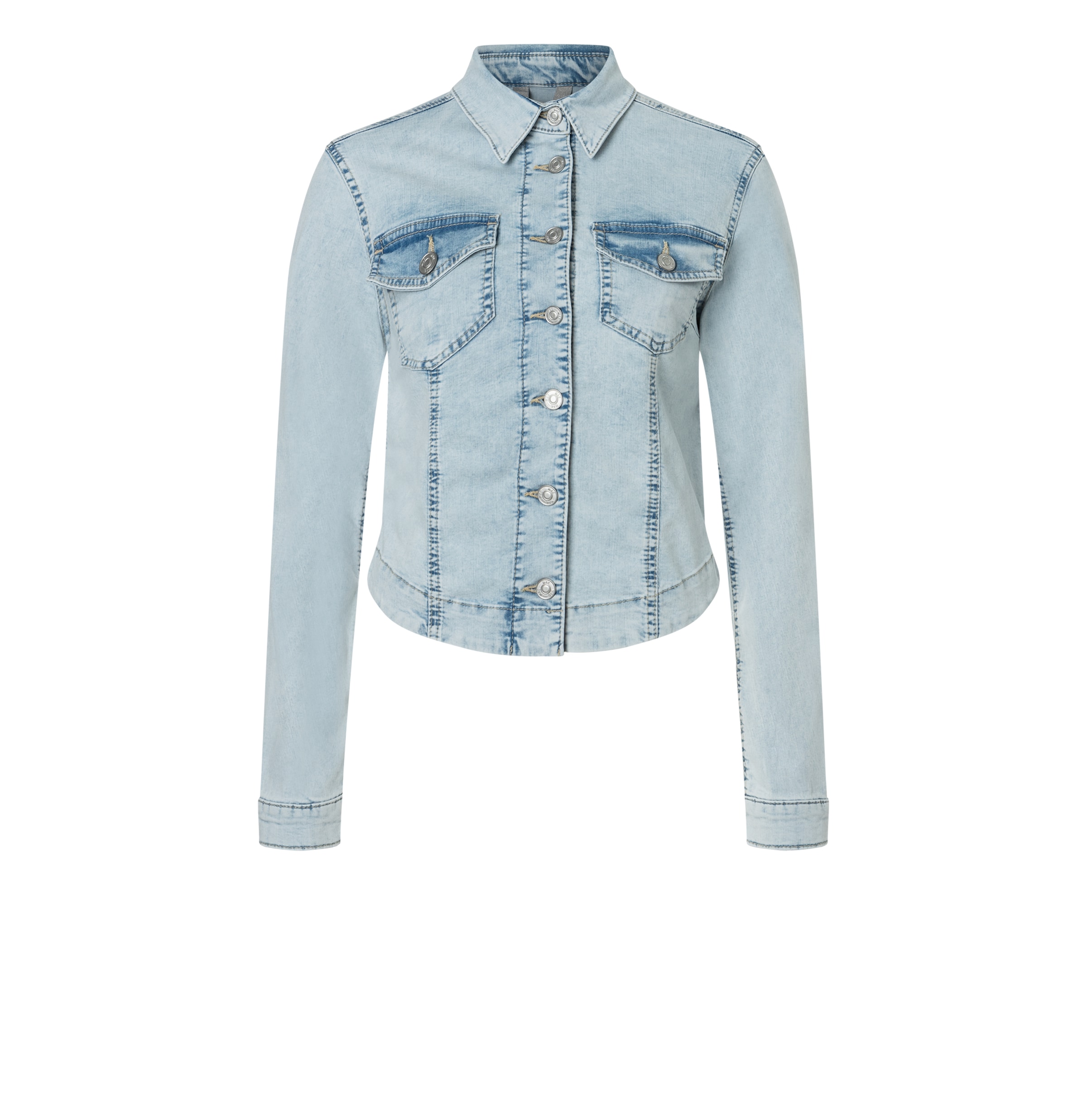 MAC Veste en jean »RICH JACKET« aus leichter, sommerlicher Denim-Qualität mit hohem Baumwoll-Anteil