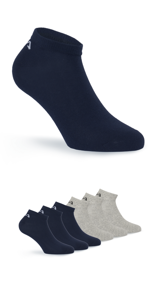 Image of Fila Socken "UNISEX INVISIBLE PLAIN SOCKS" 6 Paar, 6 Paar tlg. mit eingestricktem Logo