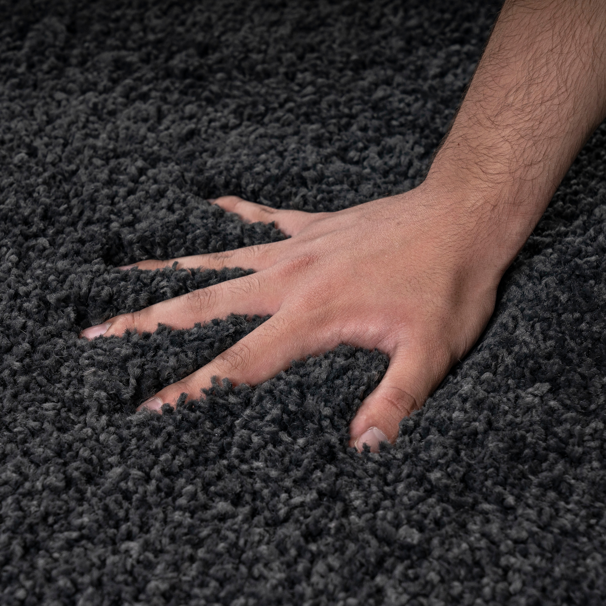 Home affaire Hochflor-Teppich »Shaggy 30«, rechteckig, 30 mm Höhe, Teppich, Uni Farben, besonders weich und kuschelig