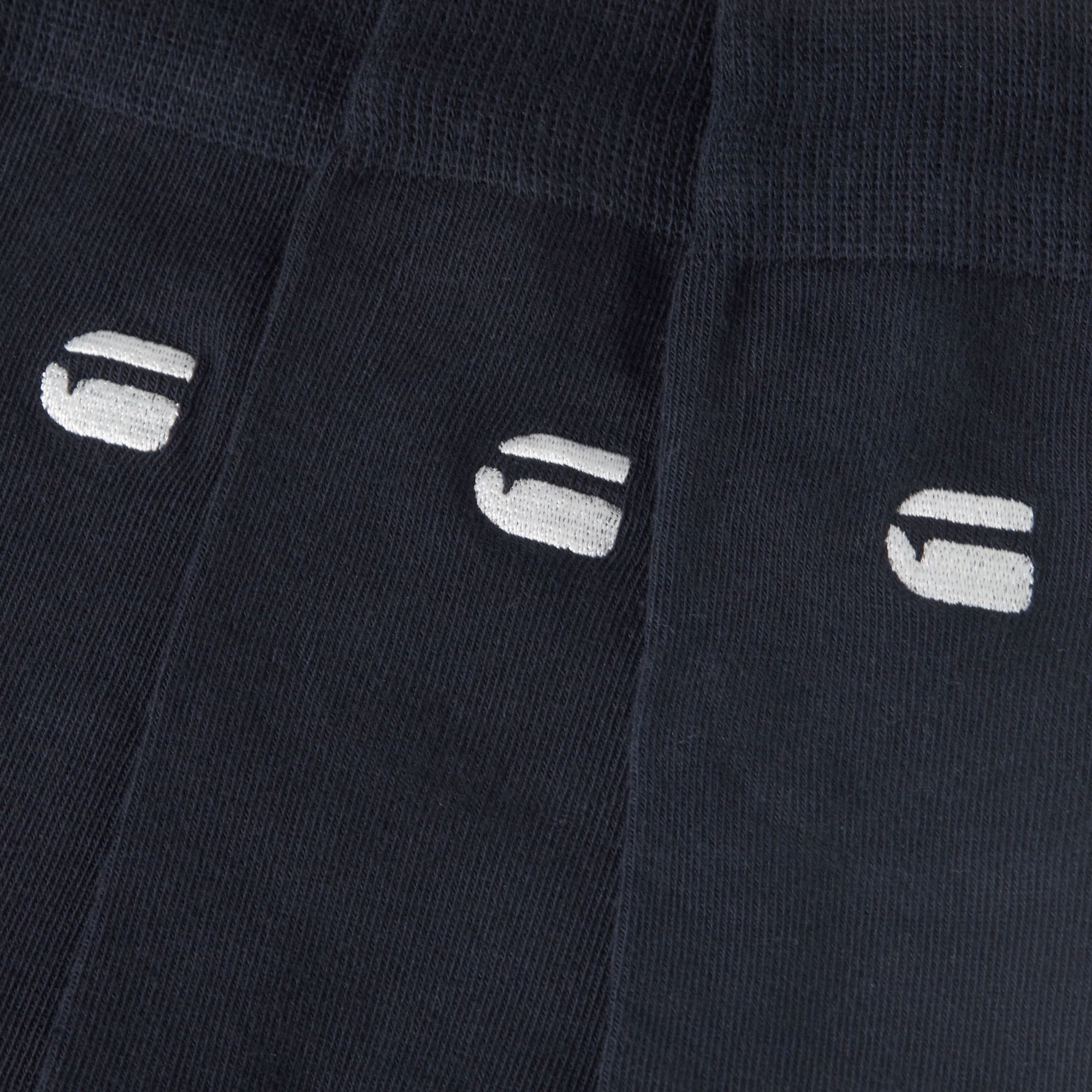 G-STAR Chaussettes »SAGE, 3 PACK SOCKS« Paquet, 3 Couple tlg. Uni avec broderie logo