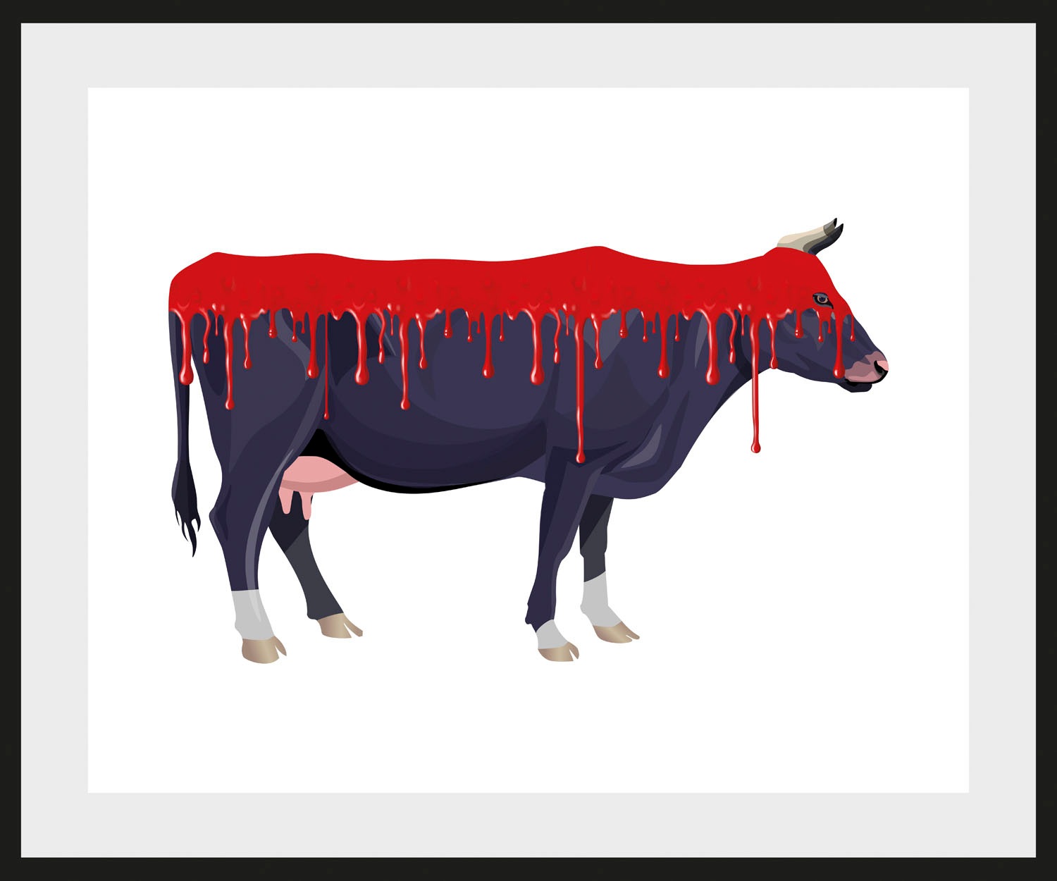 Image of queence Bild »Bloody Cow«, Kuh, (1 St.) bei Ackermann Versand Schweiz