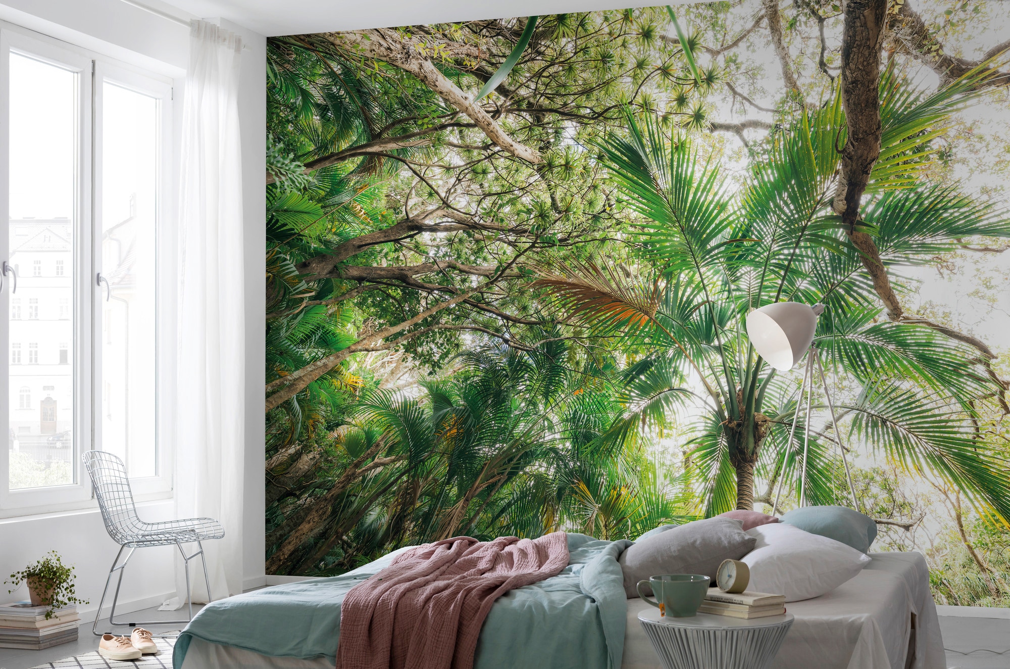 Komar Vliestapete »Digitaldruck Vlies - Touch the Jungle - Grösse 450 x 280 cm«, bedruckt, Wohnzimmer, Schlafzimmer
