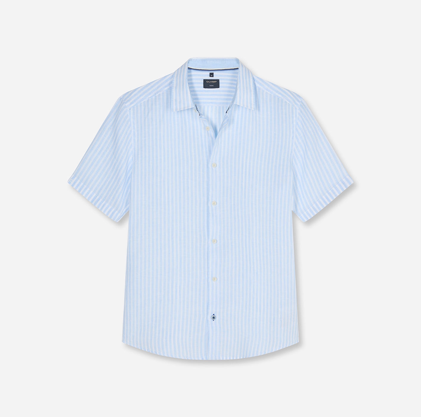 OLYMP Chemise à manches courtes »Casual« Chemise d'été, chemise en lin