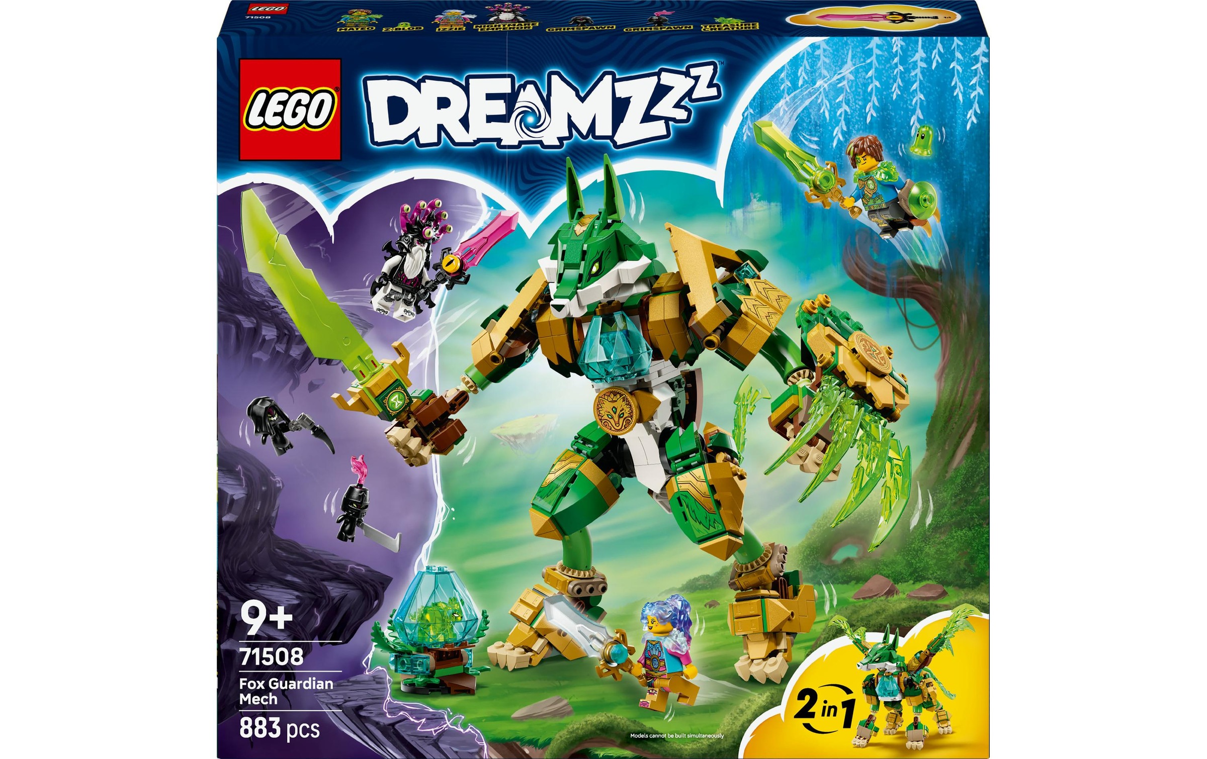 Image of LEGO Konstruktionsspielsteine "DreamZzz Fuchs-Wächtermech 71508"