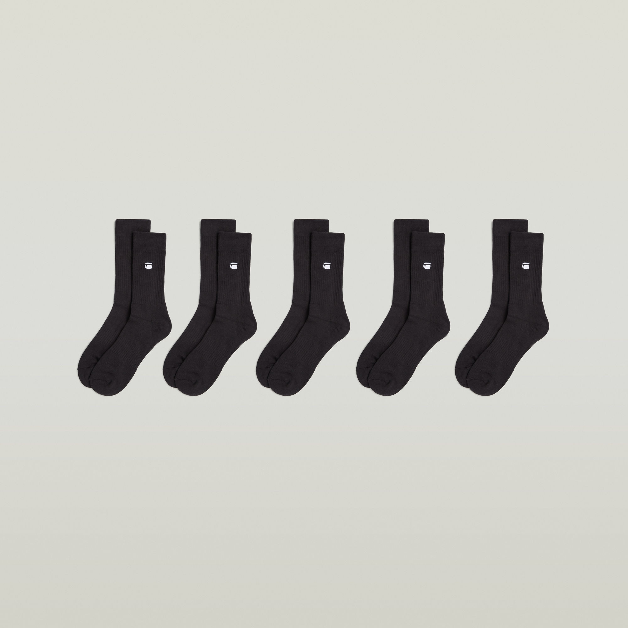 G-STAR Chaussettes »KILN, 5 PACK SPORTS SOCKS« Paquet, 5 Couple tlg. uni, avec broderie logo