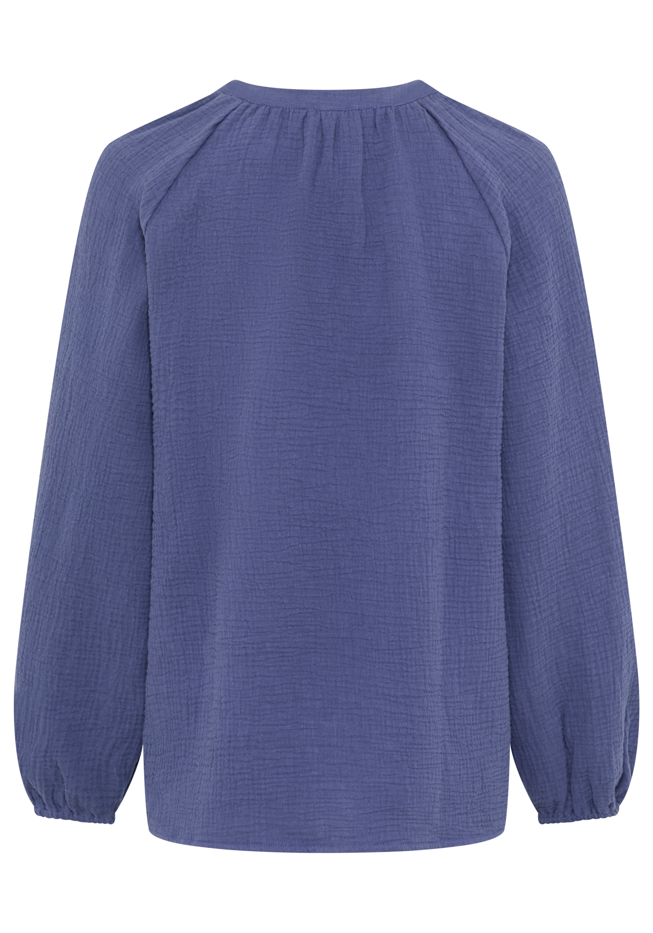 Laura Scott Blouse à enfiler feminin geschnitten, aus Baumwolle, unifarben