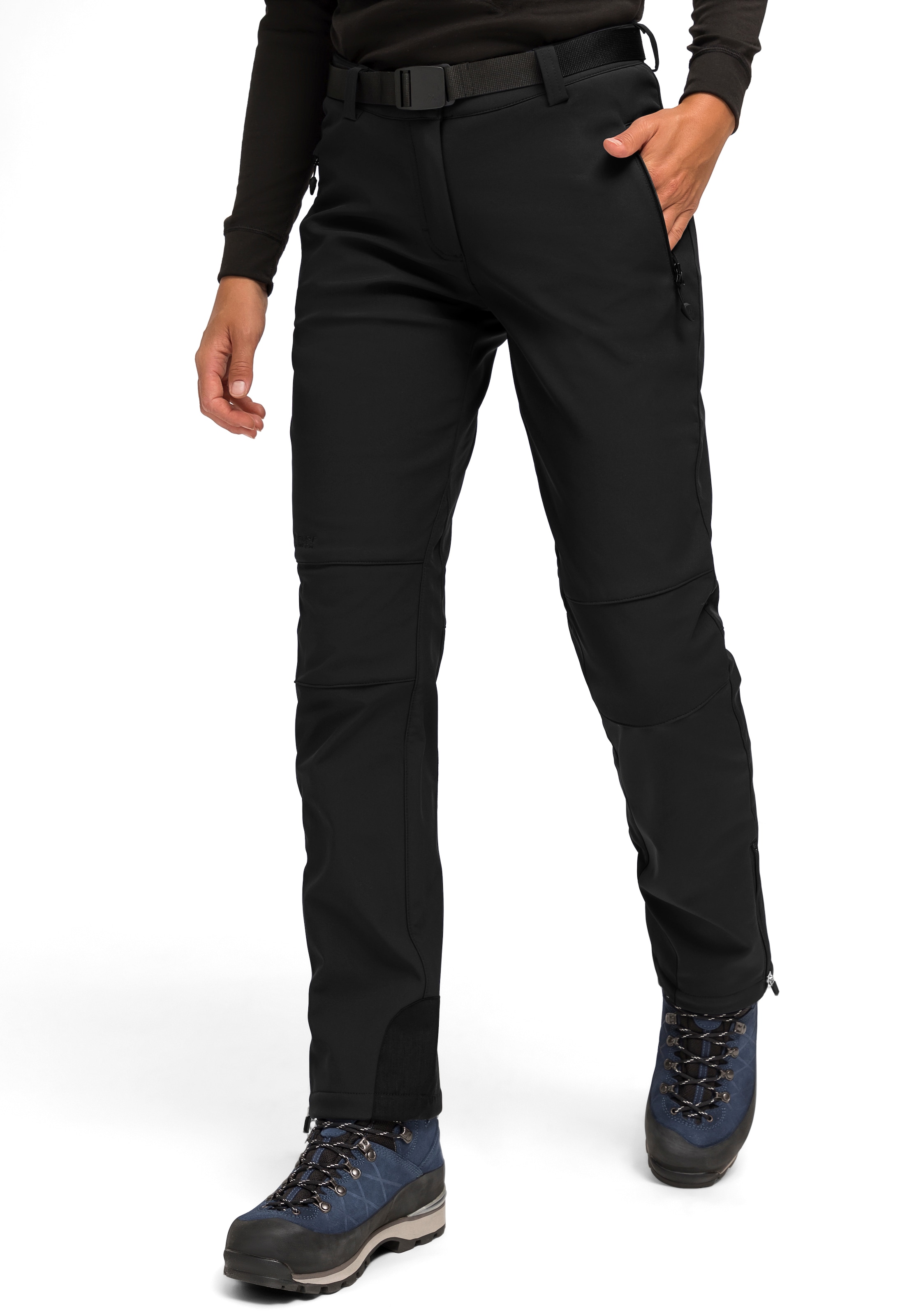 Maier Sports Pantalon fonctionnel »Tech Pants W«  pantalon softshell chaud, élastique et coupe-vent