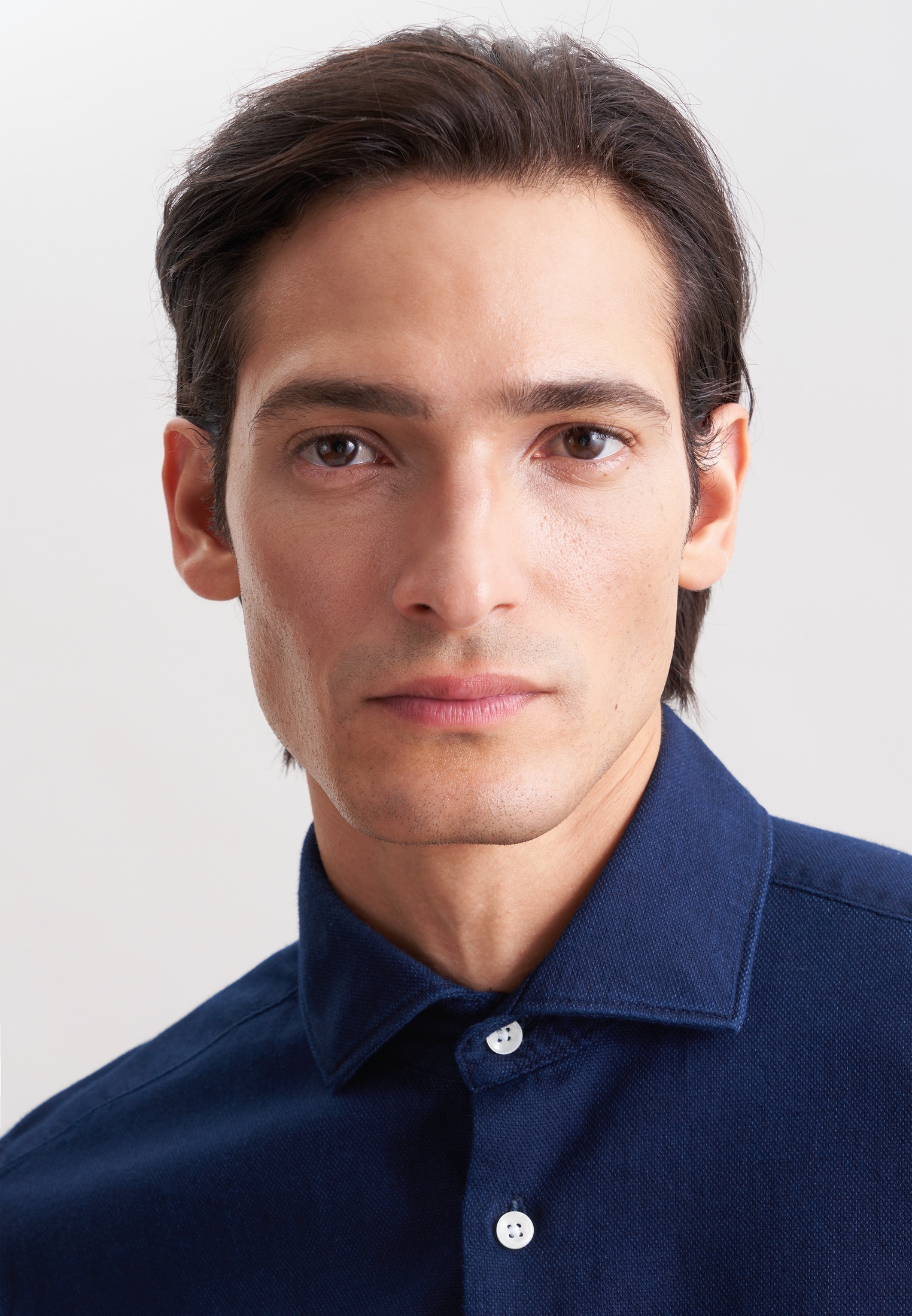 seidensticker Businesshemd Slim 1/1 Kentkragen Struktur