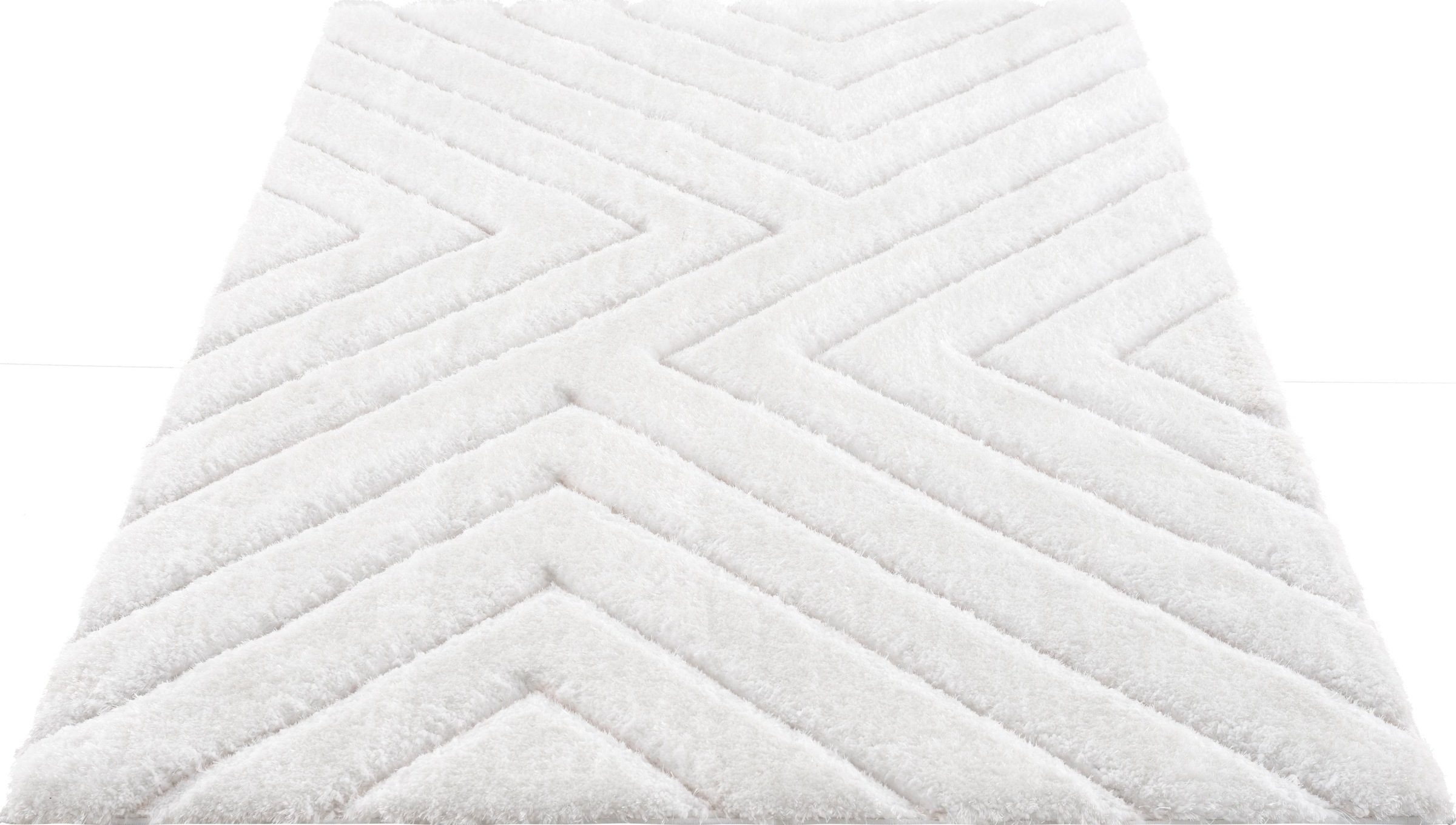 Image of andas Hochflor-Teppich »Fiori«, rechteckig, 43 mm Höhe, Pastellfarben, mit handgearbeitetem Konturenschnitt, Teppich,Hochlor, Weich, Pflegeleicht, Elegant, Wohnzimmer Schlafzimmer Esszimmer bei Ackermann Versand Schweiz