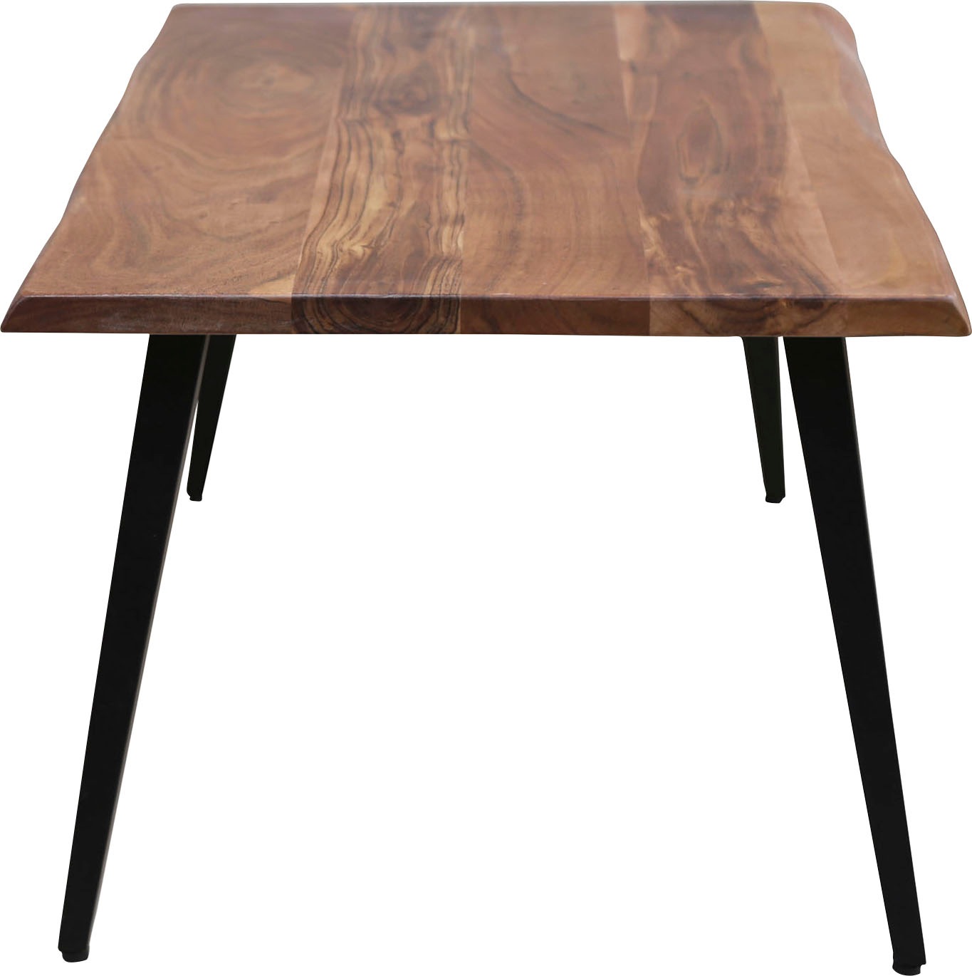 byLIVING Couchtisch »Caddy« Tischplatte mit Baumkante, Breite 110 oder 60 cm