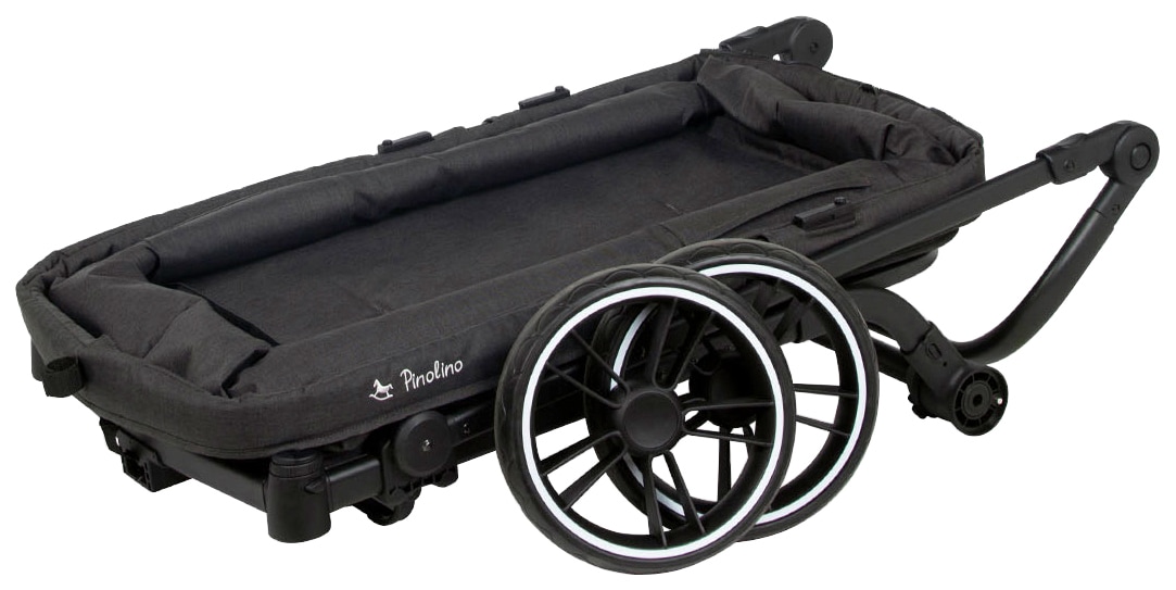 Bollerwagen 118x64x116 ✌ ligne BxTxH: Pinolino® und en Acheter »Cruiser inkl. Regenschutzhaube (Set), Babyschalenadapter Premium«, cm,