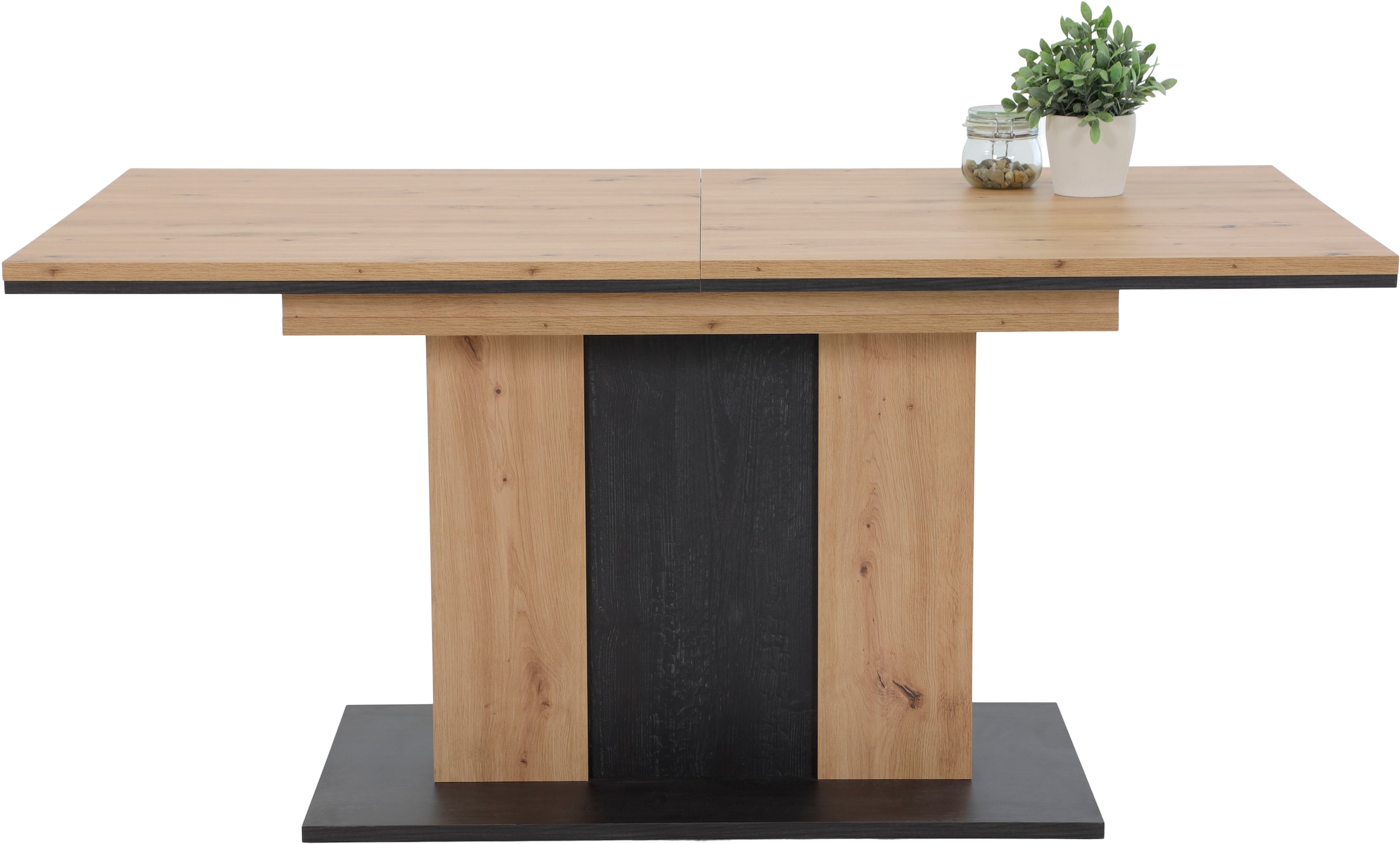 HELA Essgruppe »ATLANTA« 1 Tisch / 4 Stühle, 5 Stk. tlg. Tischplatte ausziehbar, XL Sitzbreite