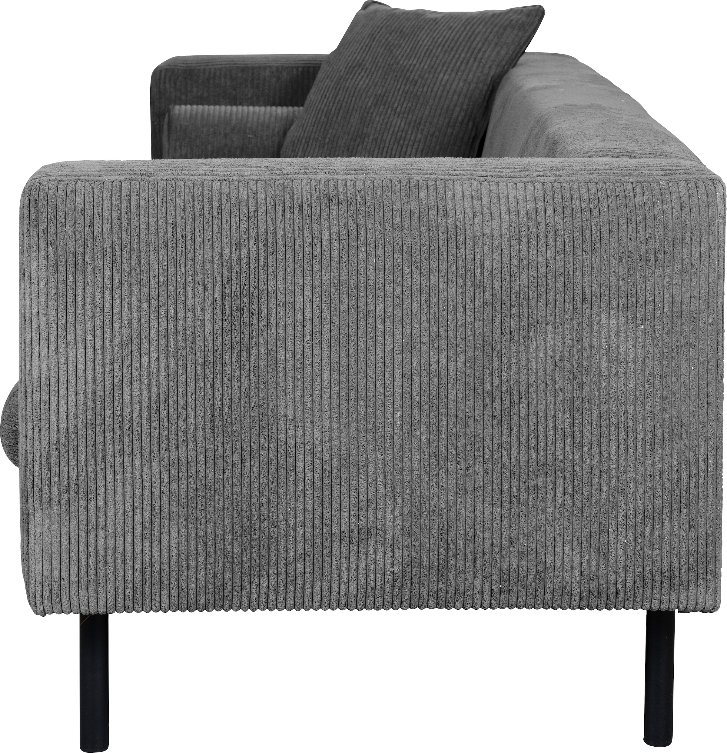 Guido Maria Kretschmer Home&Living 2-Sitzer »Lillibeth Designsofa mit Wellenunterfederung, Masse B/T/H: 155/74/83 cm«, Zierkissen als Wendekissen, in Samtoptik oder Cord