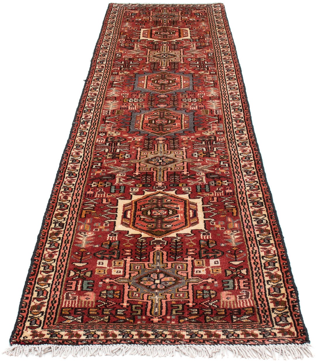 Image of morgenland Hochflor-Läufer »Qaraja Medaillon 304 x 85 cm«, rechteckig, 1 mm Höhe, Handgeknüpft bei Ackermann Versand Schweiz