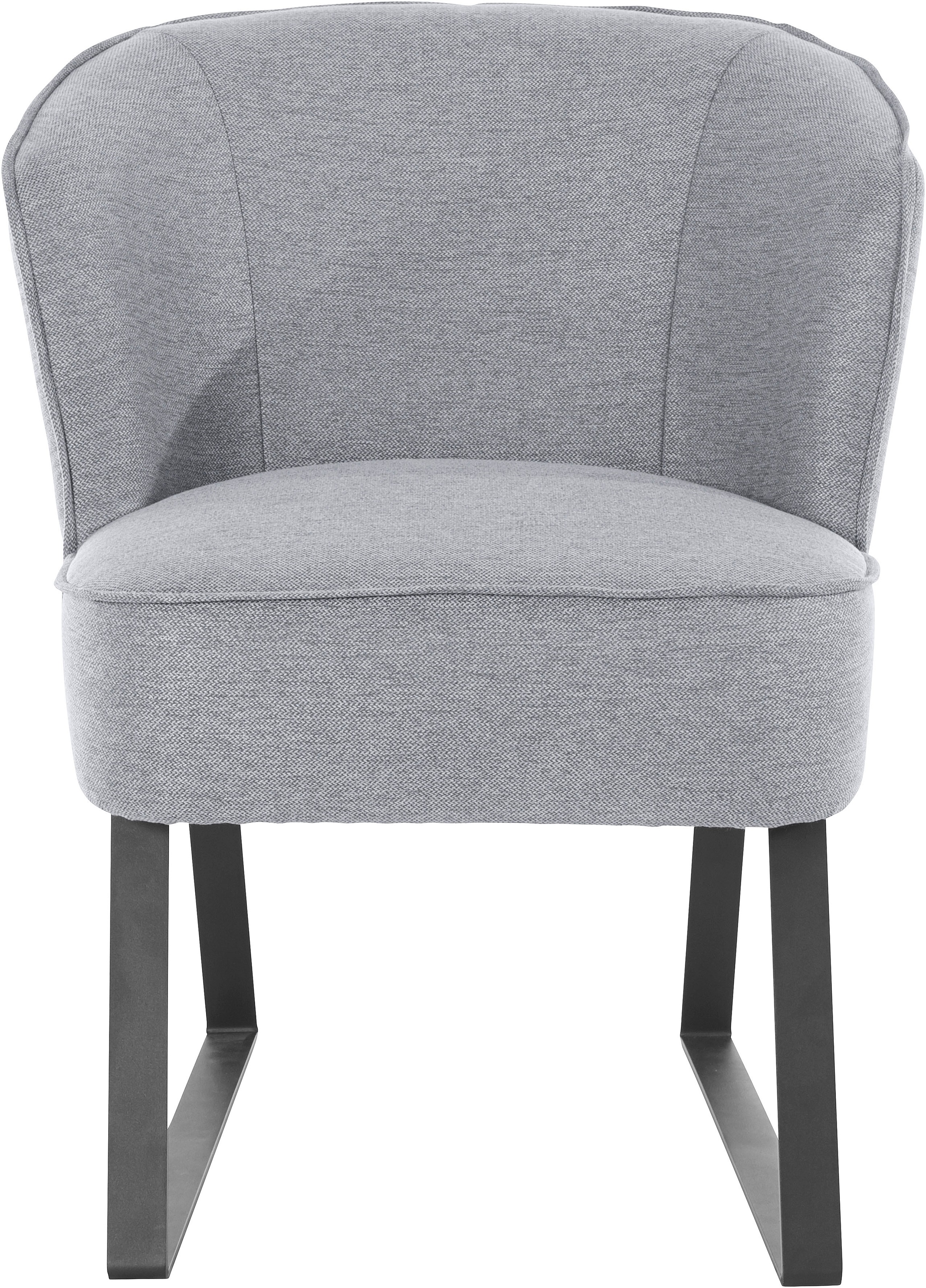 Image of exxpo - sofa fashion Sessel "Americano, Loungesessel" mit Keder und Metallfüssen, Bezug in verschiedenen Qualitäten, 1 Stck.