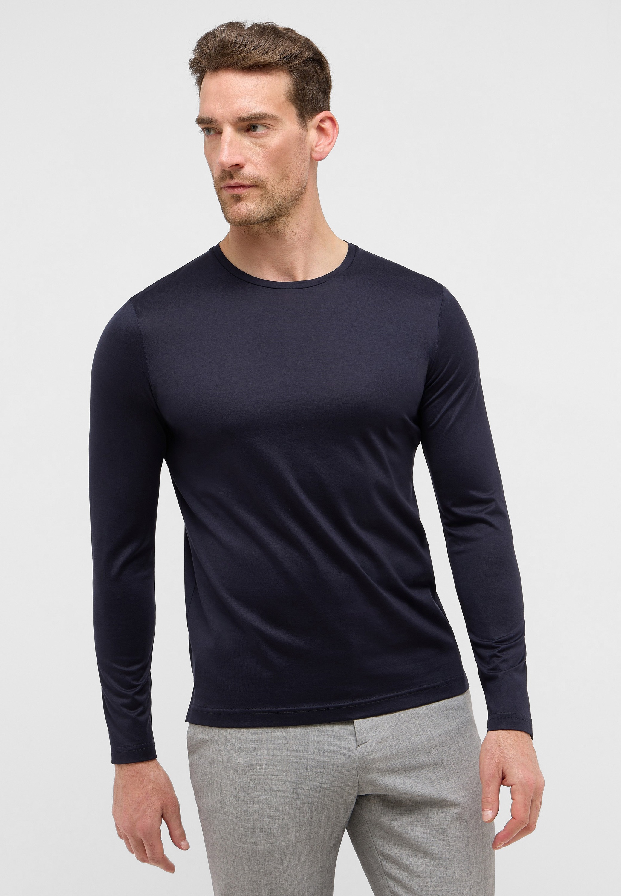 Image of Eterna Langarmshirt "REGULAR FIT"