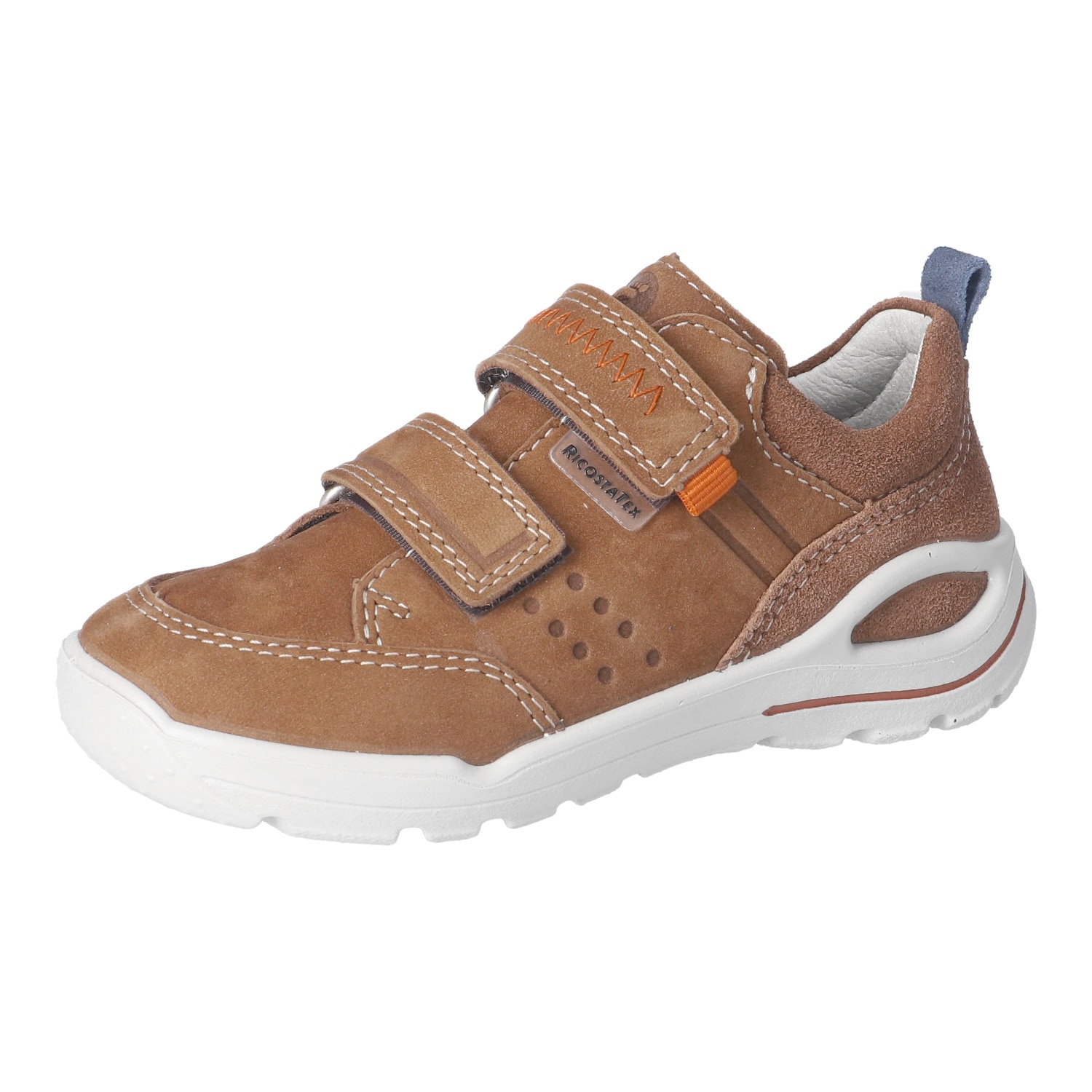 Image of Ricosta Sneaker "June" Halbschuh mit Klett, Grössenschablone zum Download, WMS: weit