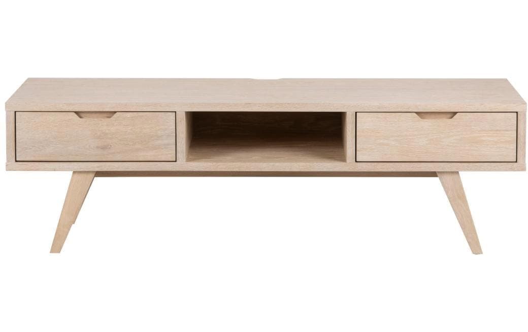 AC Design Table basse »A-Line« TV-Tisch, 2 Schubladen, 1 offenem Fach, Breite 150 cm