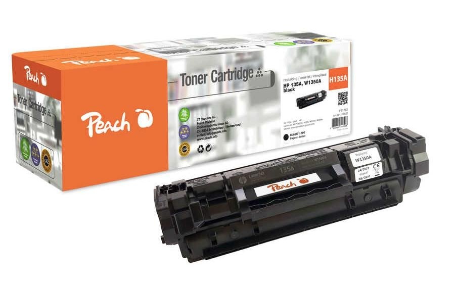 Image of Peach Tintenpatrone "Toner HP No. 135A, W1350A Black"