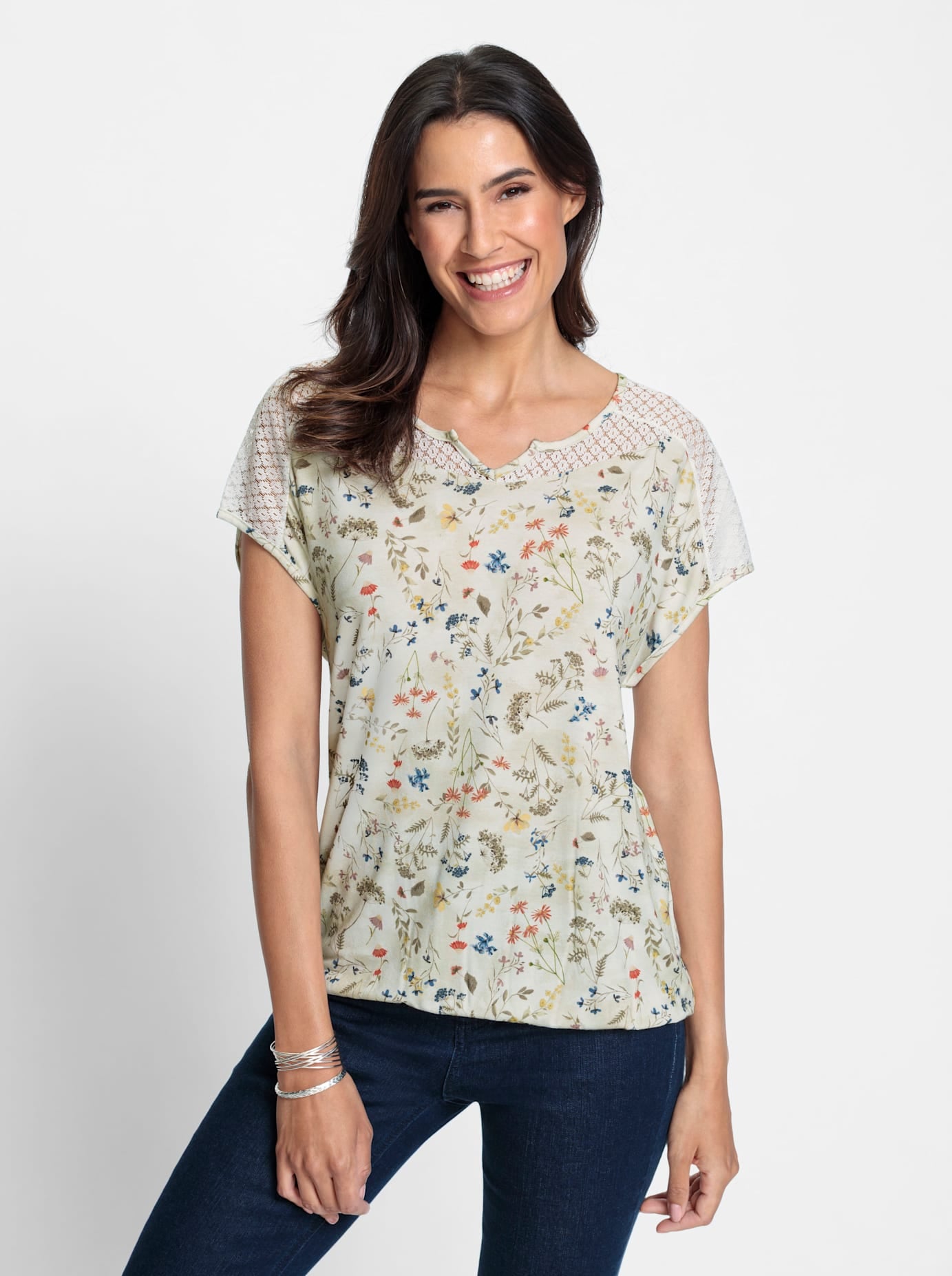 Inspirationen Print-Shirt »Shirt«, (1 tlg.)