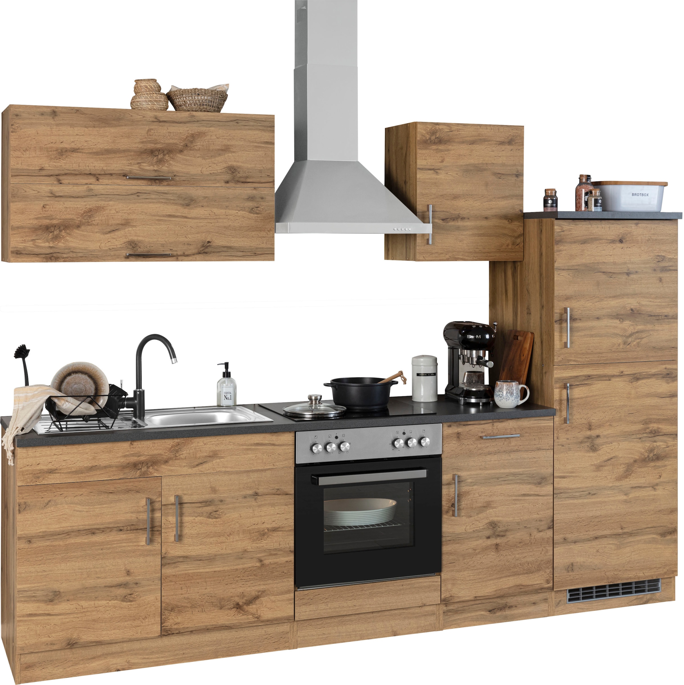 KOCHSTATION Kitchenette »KS-Colmar« sans appareils électriques, largeur 270 cm