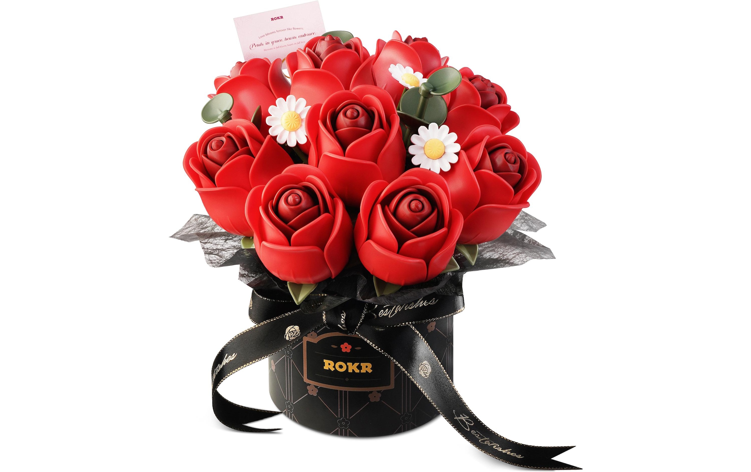   Modellbausatz »Rolife Red Rose Bouquet 3D-Holzpuzzle« 315 Stk. tlg.