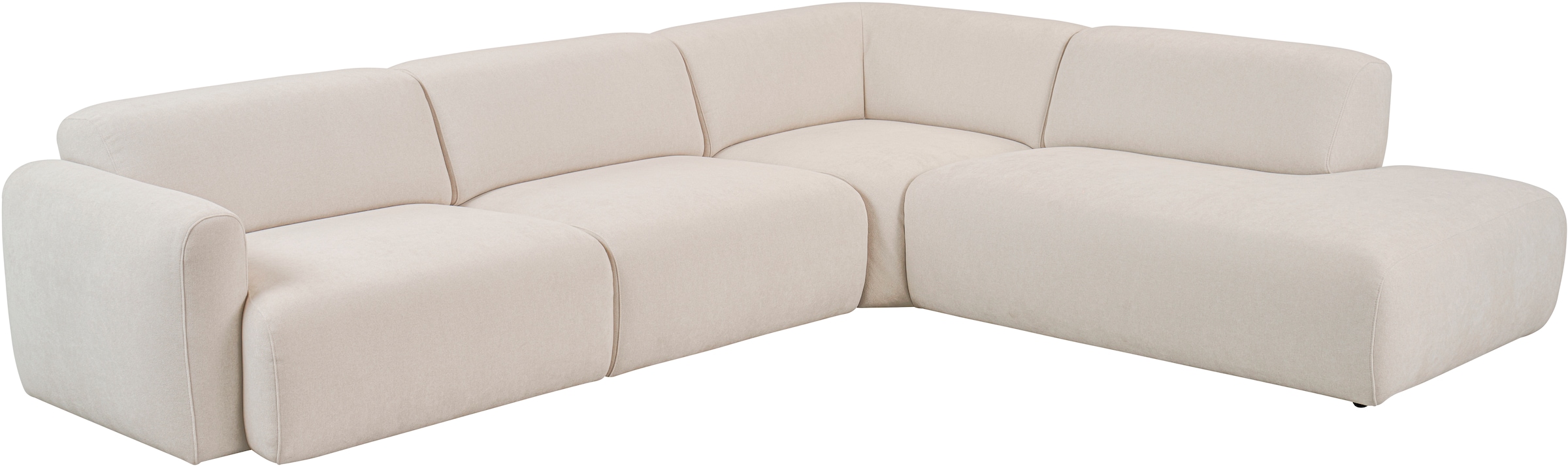 GOODproduct Canapé d'angle »Myrland Wohnlandschaft« largeur 310 cm, forme en L, chenille, tissu Easy Clean, avec mousse froide