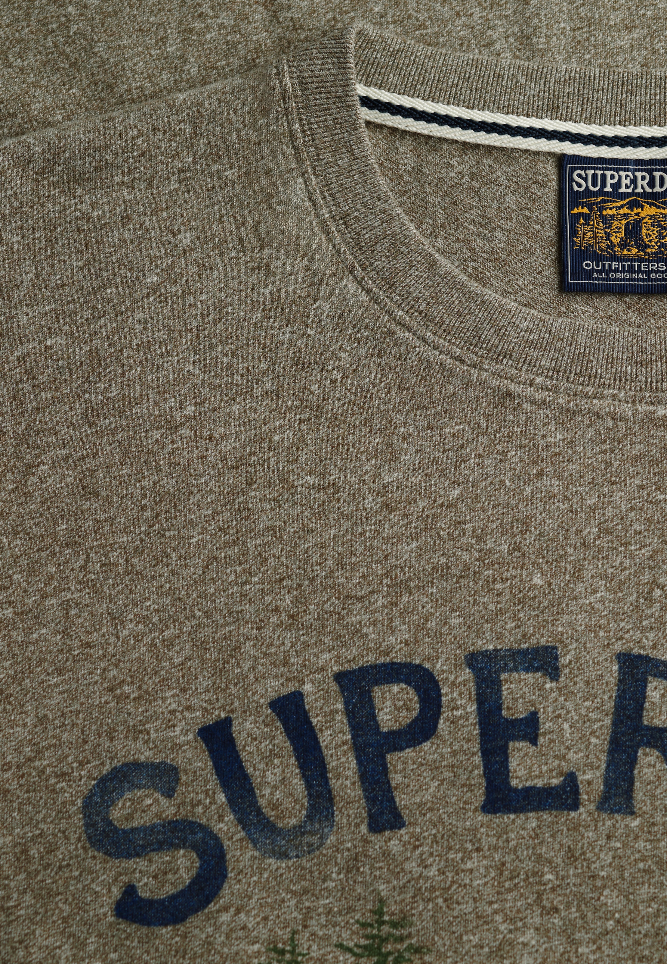 Superdry Rundhalsshirt »WILD FRONTIER RLXD TEE« Baumwolle, loose fit