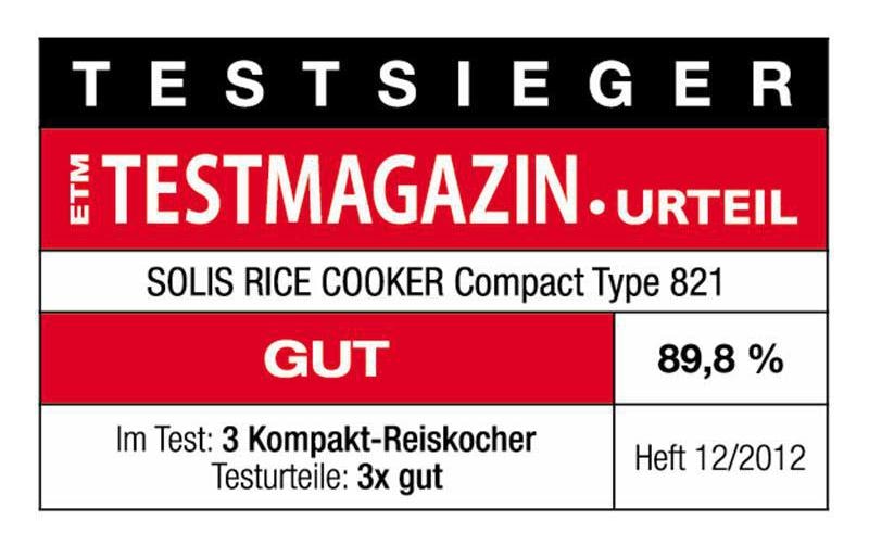 SOLIS OF SWITZERLAND Reiskocher »Compact 821«