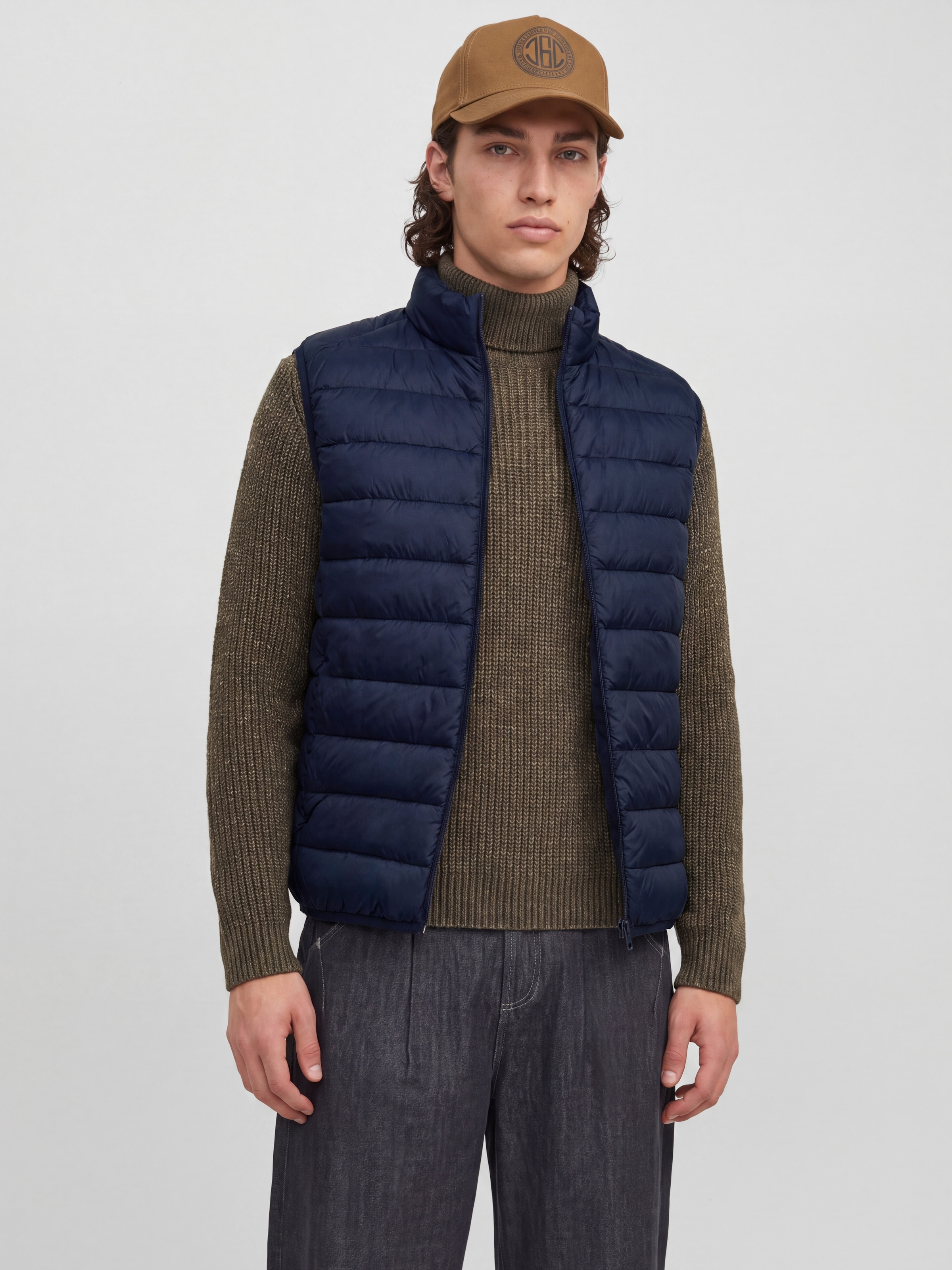 Image of Jack & Jones Steppweste "JJEBERG LIGHT DOWN BODYWARMER NOOS" Kunstfaser, regular fit