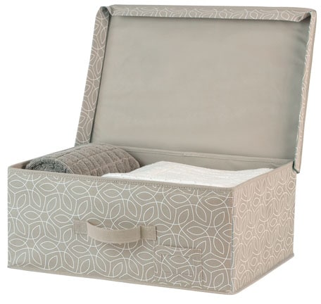 WENKO Organizer »Modell Balance«, atmungsaktive Aufbewahrungsbox für Kleidung, Zeitschriften & Fotos