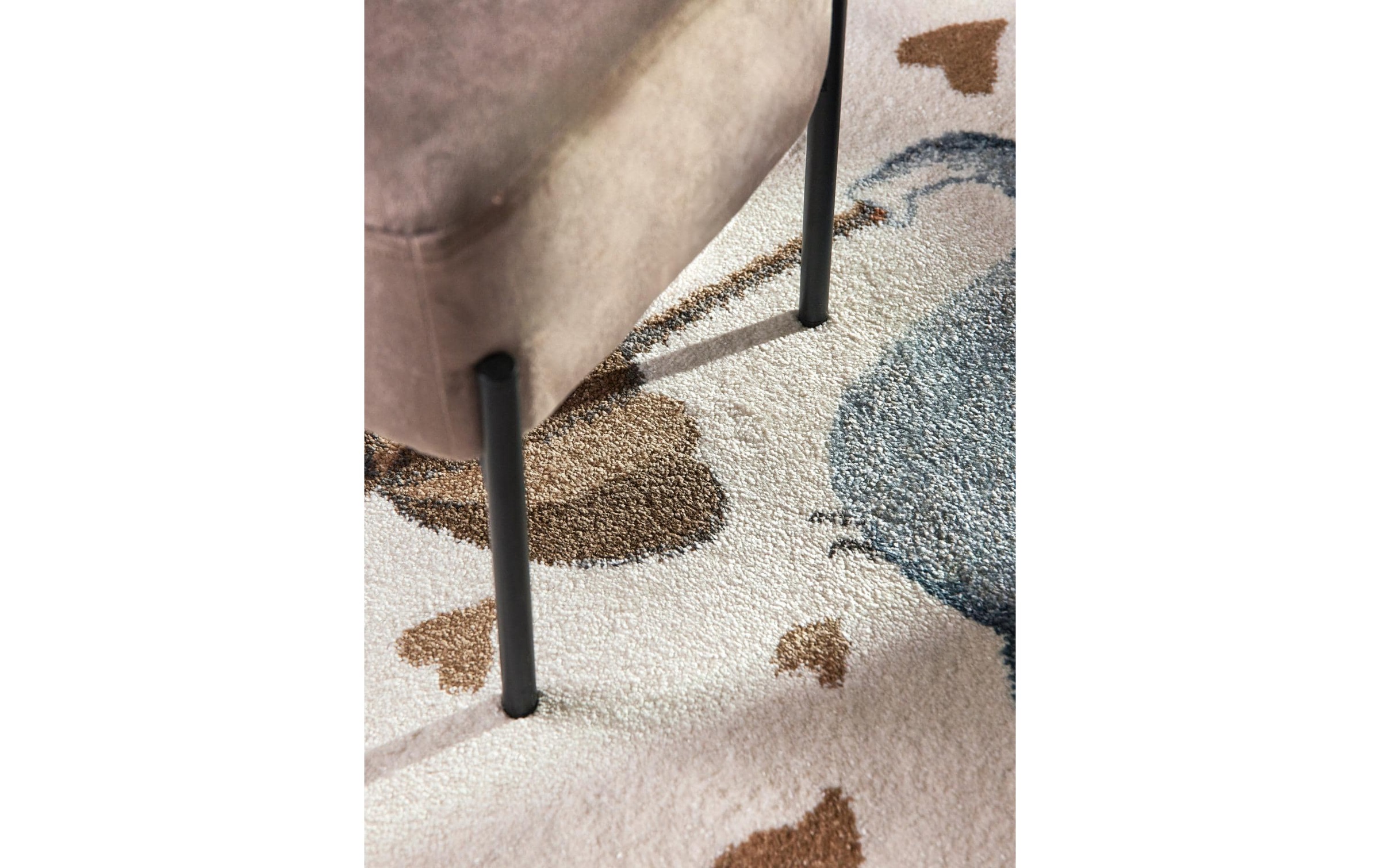 Villeroy & Boch Kinderteppich »Walk like an Elephant Rainy« rund 9 mm Höhe Spielteppich weich, Kinderzimmer, Boho Kids Spielunterlage, Tieremotiv
