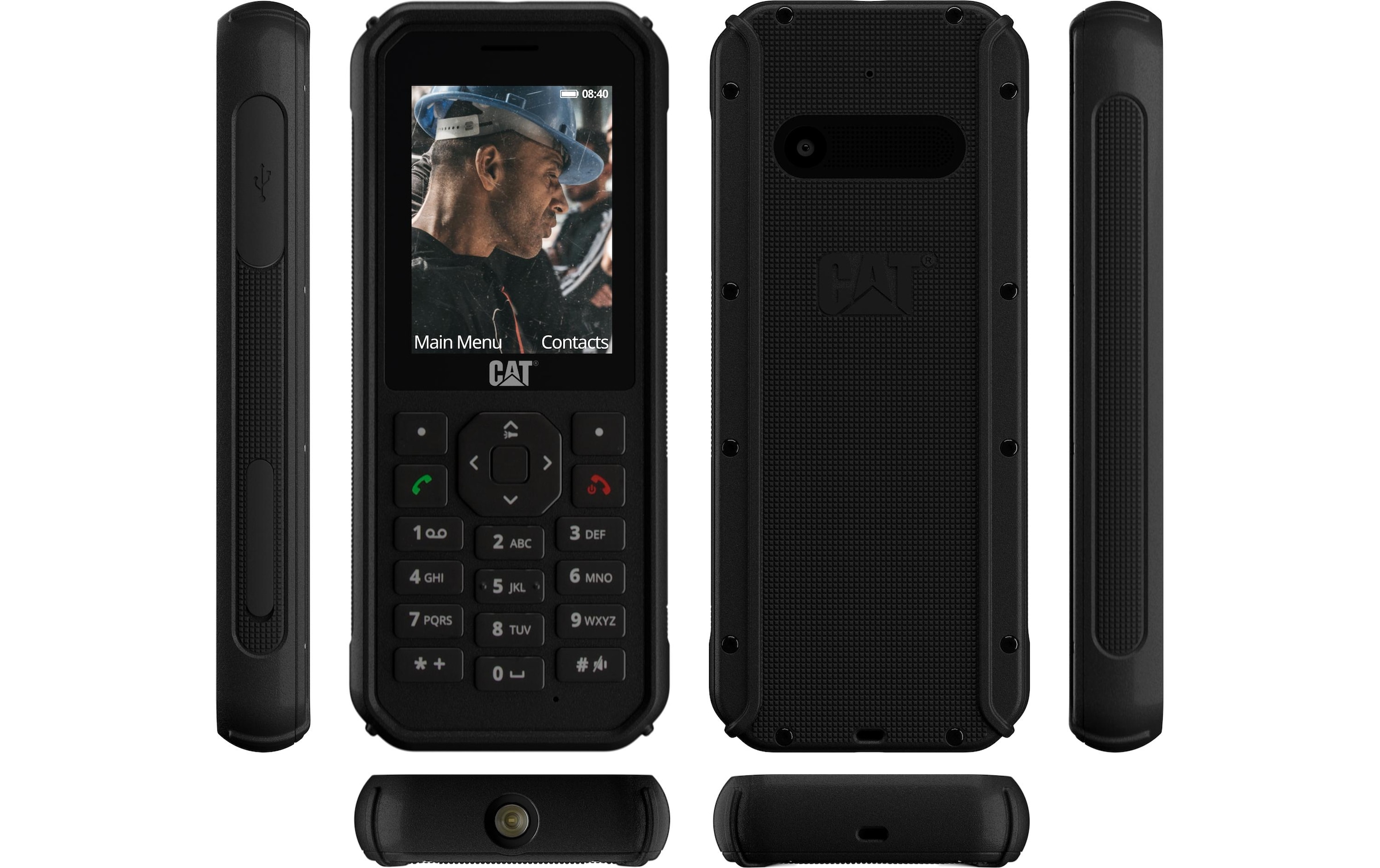 CAT Smartphone »B40«, Schwarz
