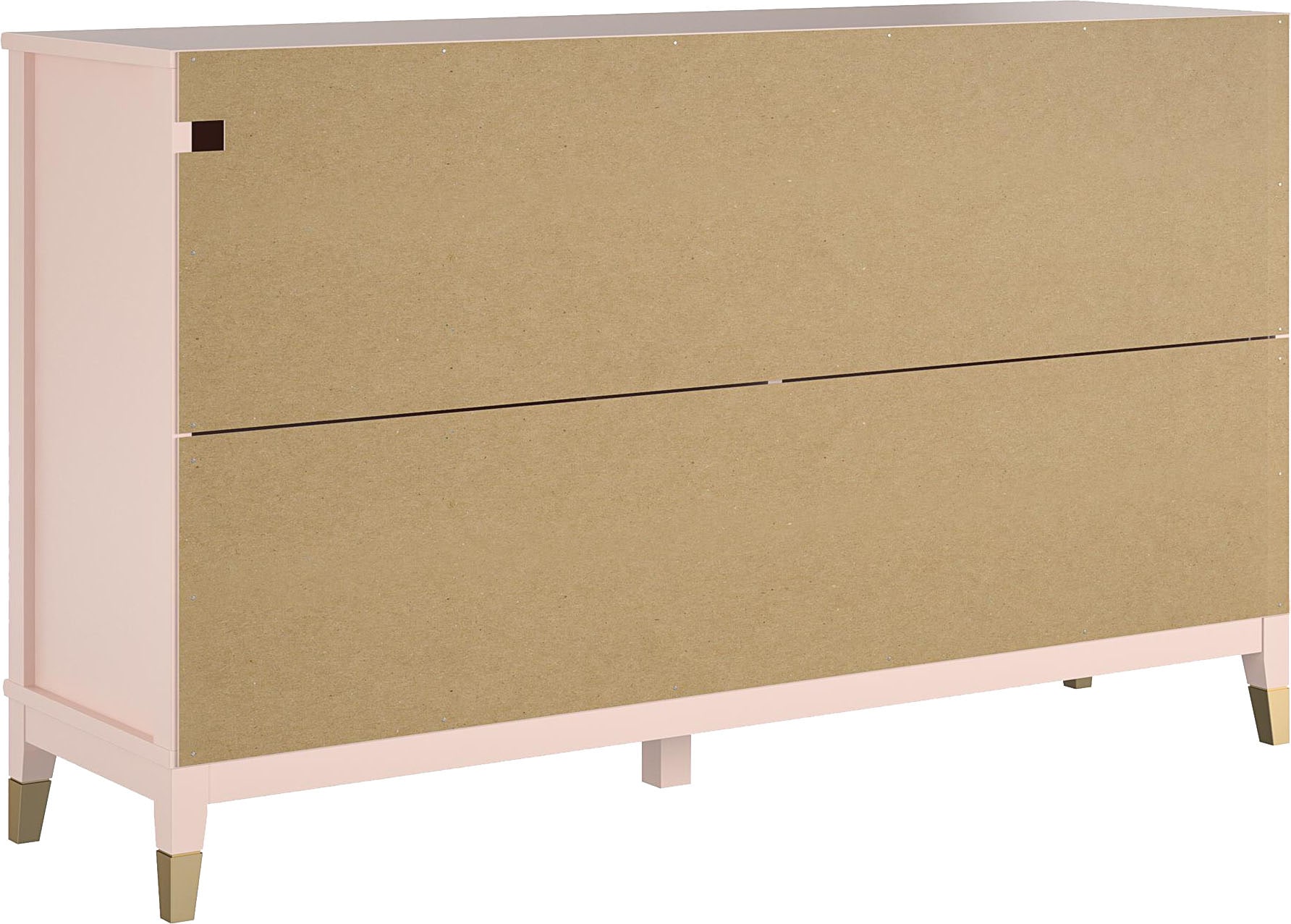 GOODproduct Commode »Westerleigh« mit 6 Schubladen, MDF, Beine aus Massivholz, Höhe 85 cm, Breite 145 cm