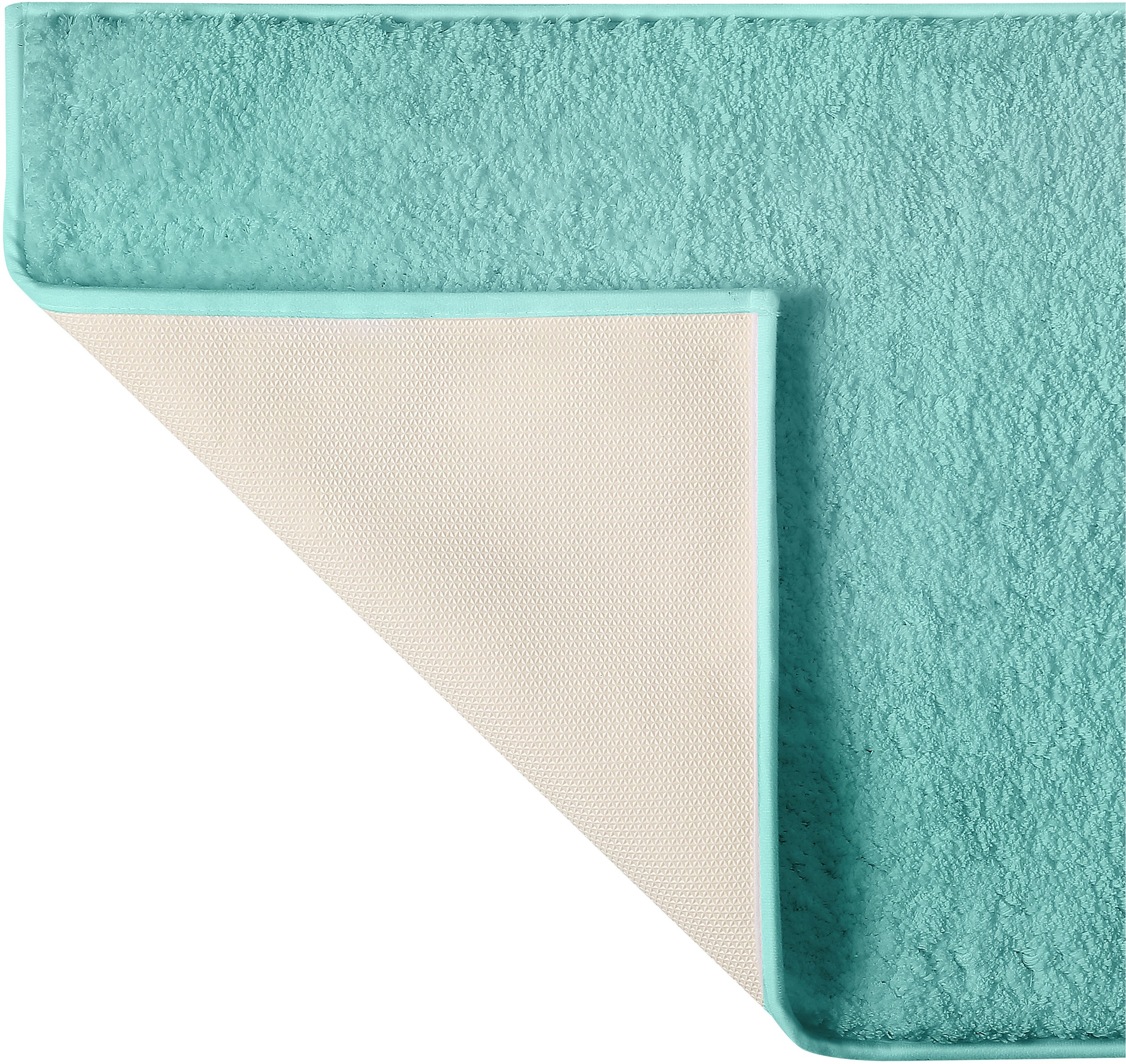 my home Badematte »Juna, Badteppich«, rutschhemmend beschichtet, fussbodenheizungsgeeignet-strapazierfähig, besonders weich, Badematten, unifarben