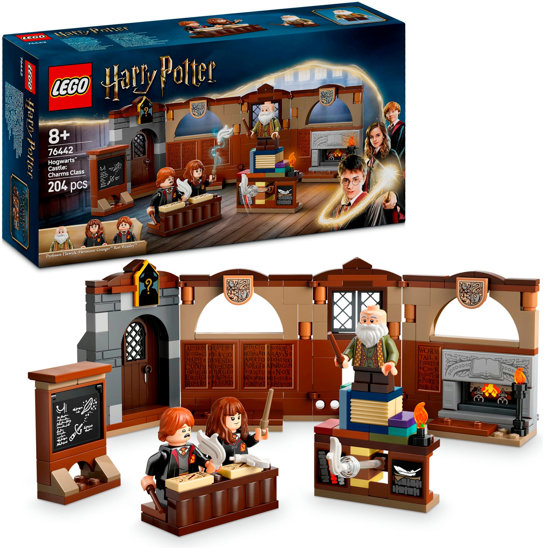 Image of LEGO Konstruktionsspielsteine "Schloss Hogwarts™: Zauberkunstunterricht (76442), LEGO Harry Potter™" Made in Europe