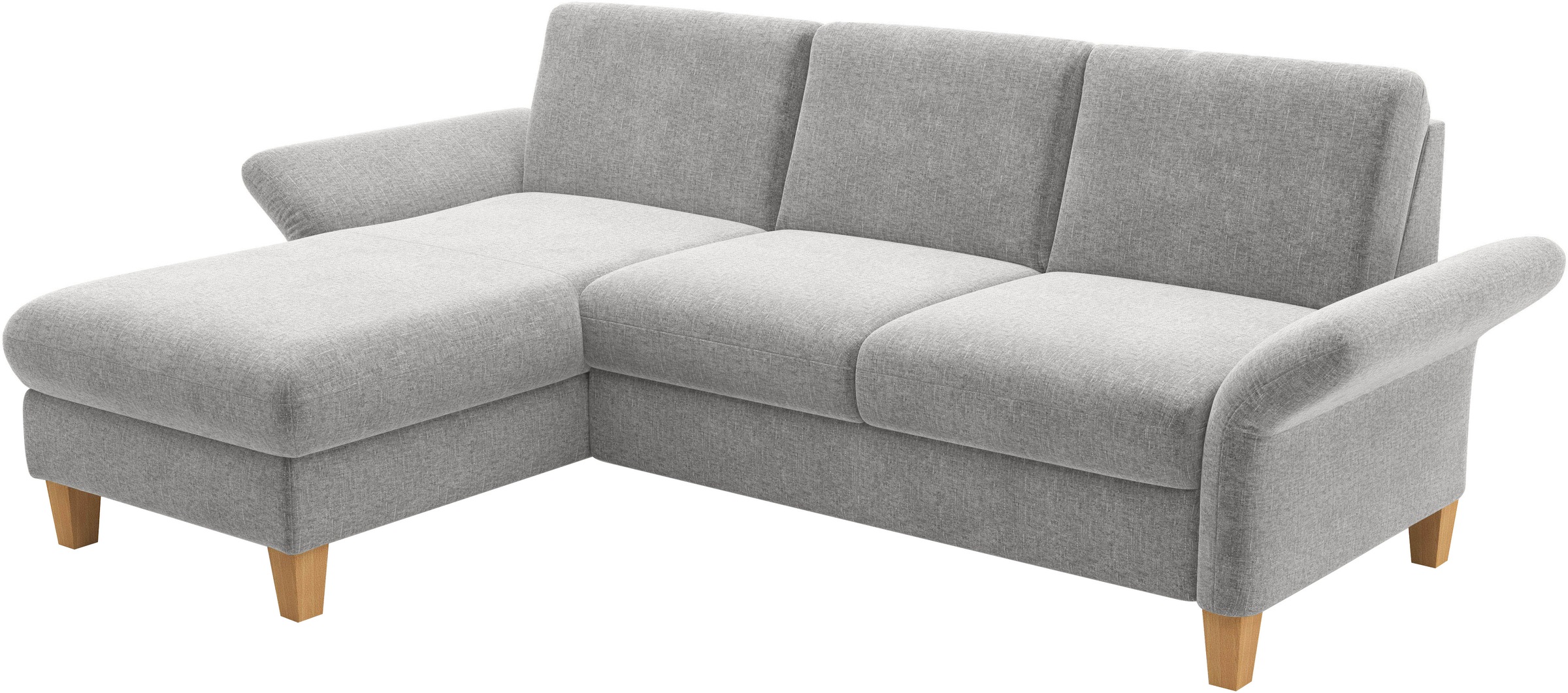 Home affaire Ecksofa »Rochelle, L-Form«, wahlweise mit Armteilverstellung, Bettfunktion und Bettkasten
