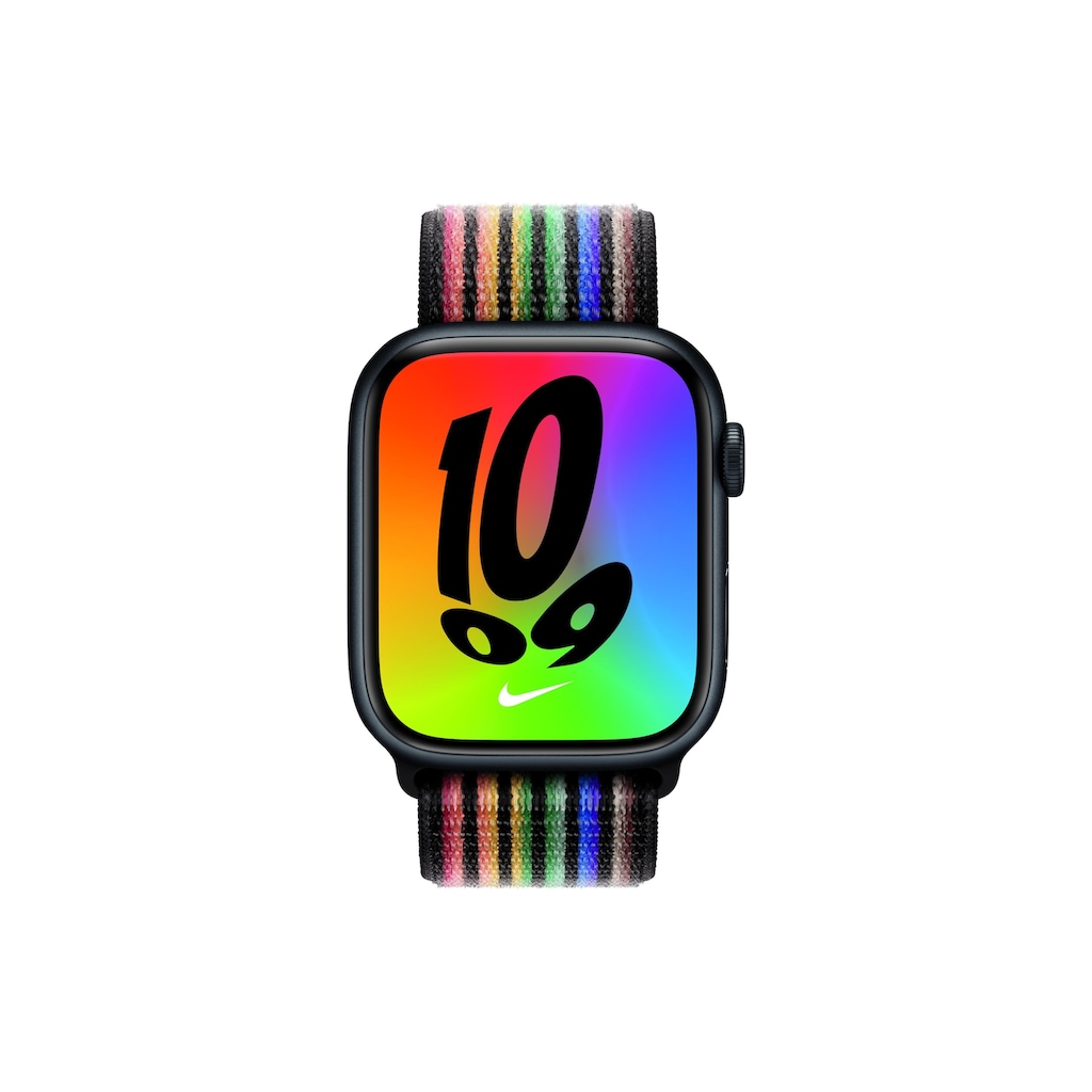 Apple Smartwatch-Armband Nike Sport Loop, 45 mm, Pride Edition