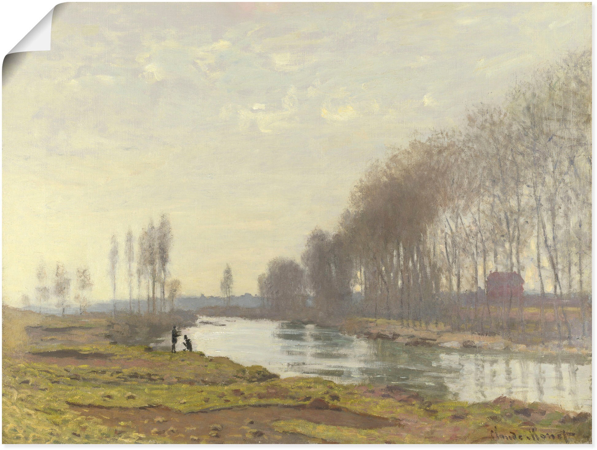 Image of Artland Wandbild »Flussarm der Seine bei Argenteuil«, Gewässer, (1 St.), in vielen Grössen & Produktarten - Alubild / Outdoorbild für den Aussenbereich, Leinwandbild, Poster, Wandaufkleber / Wandtattoo auch für Badezimmer geeignet bei Ackermann Versand Sc