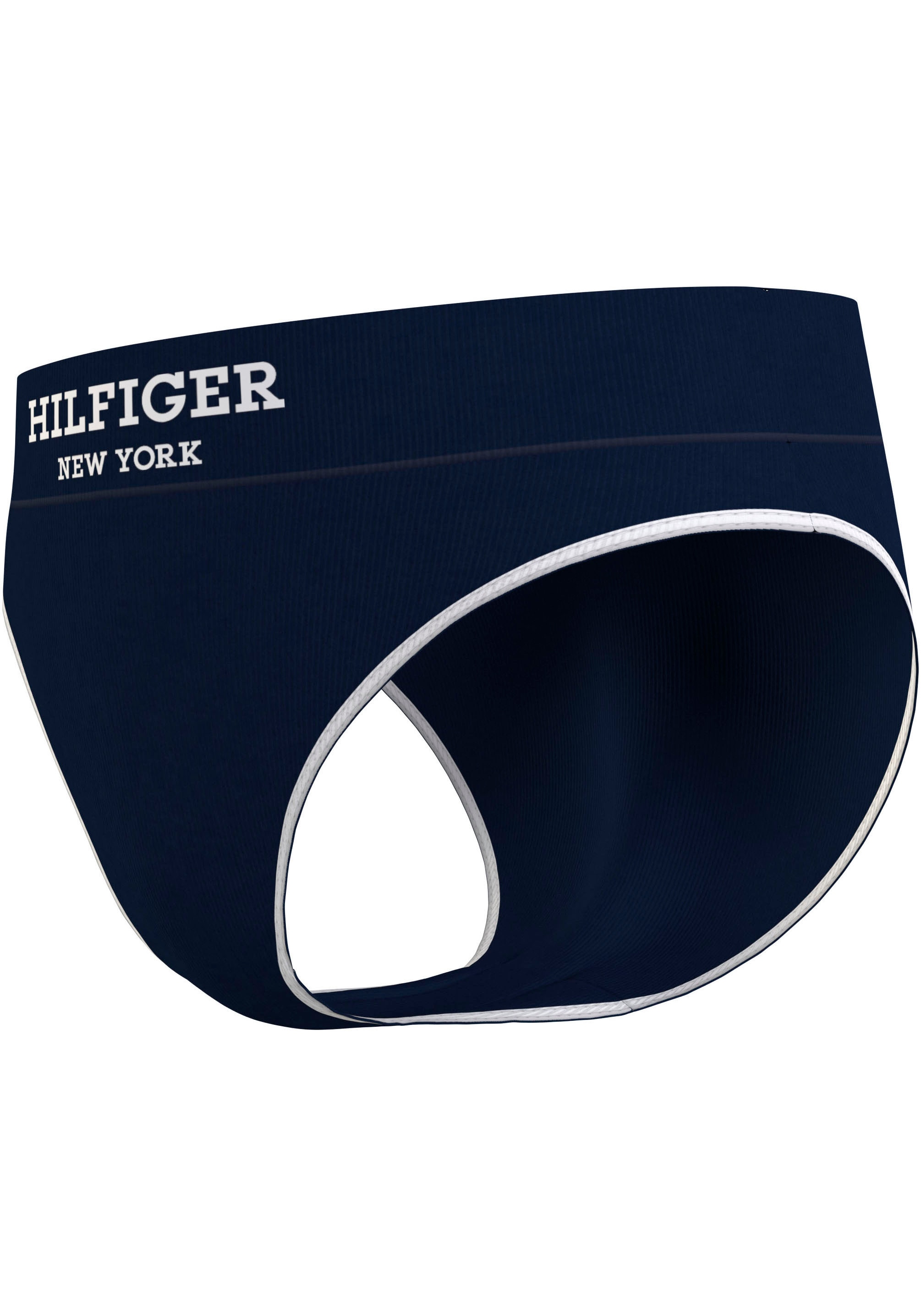 Tommy Hilfiger Underwear Bikinislip »BIKINI«, Rippware, breiter Bund, Logoschriftzug