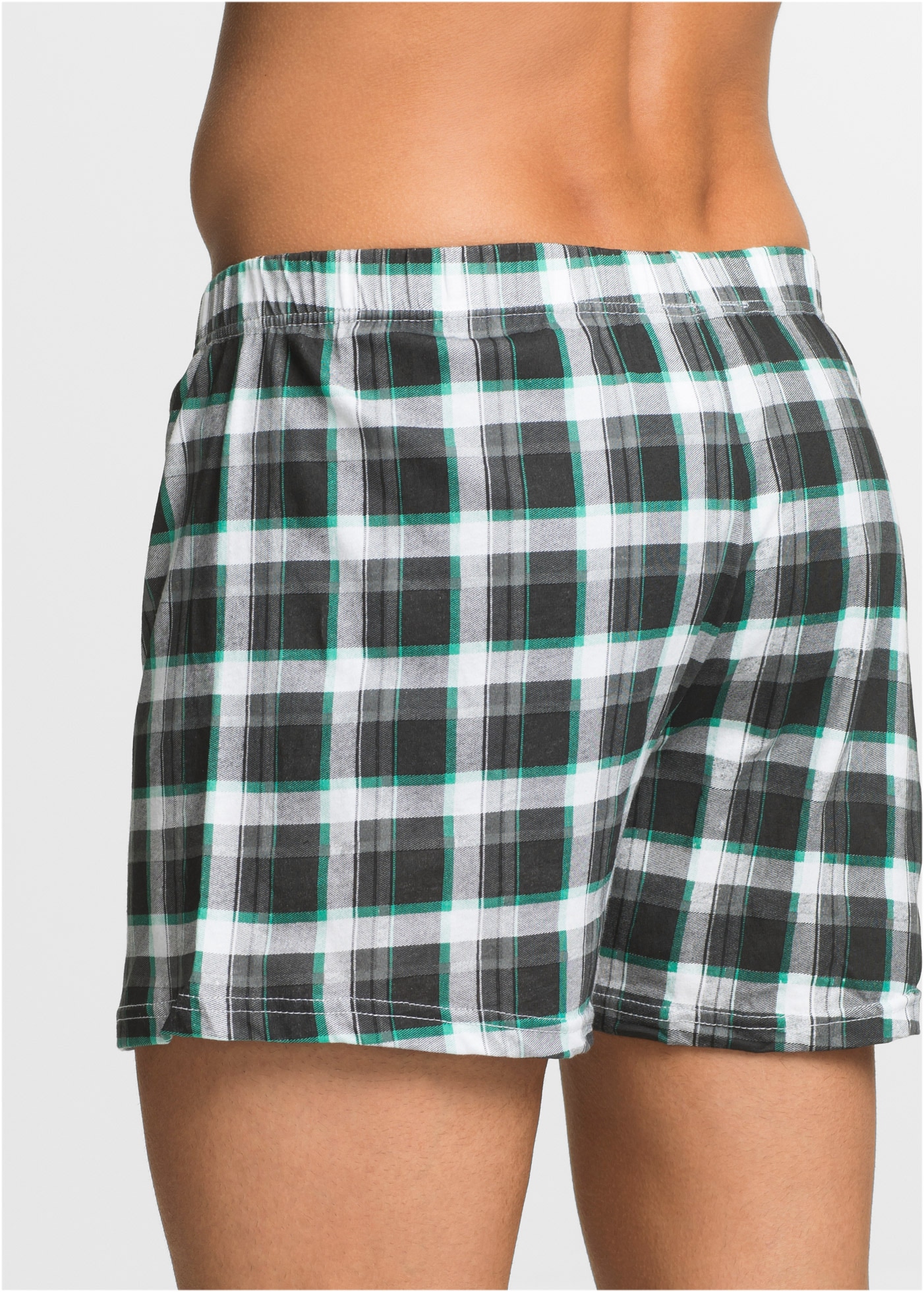 bonprix Boxershorts, 3 Stk. Lockere Jersey Boxershorts aus Baumwolle (3er Pack)