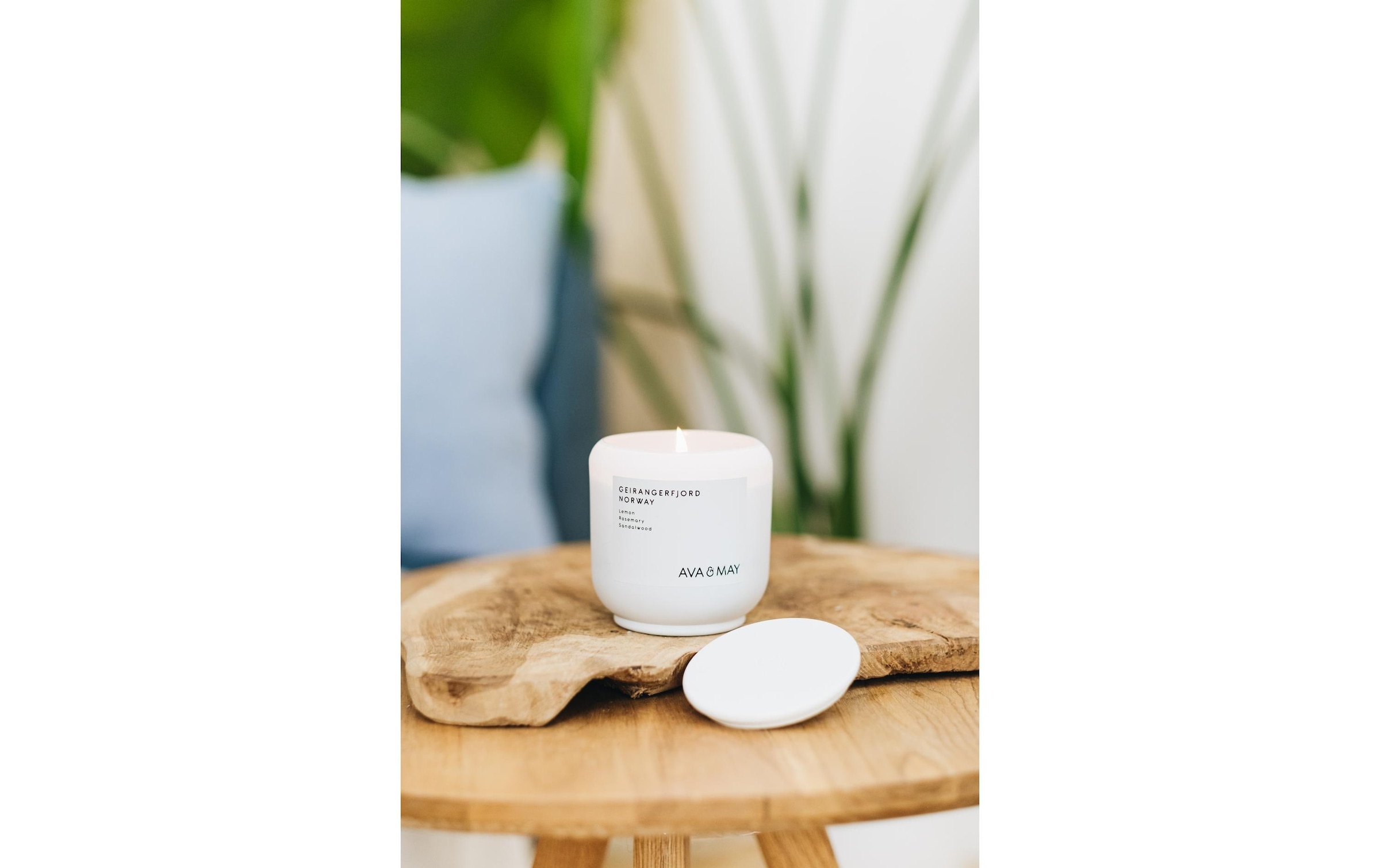 AVA & MAY Bougie parfumée »Geirangerfjord 200 g«