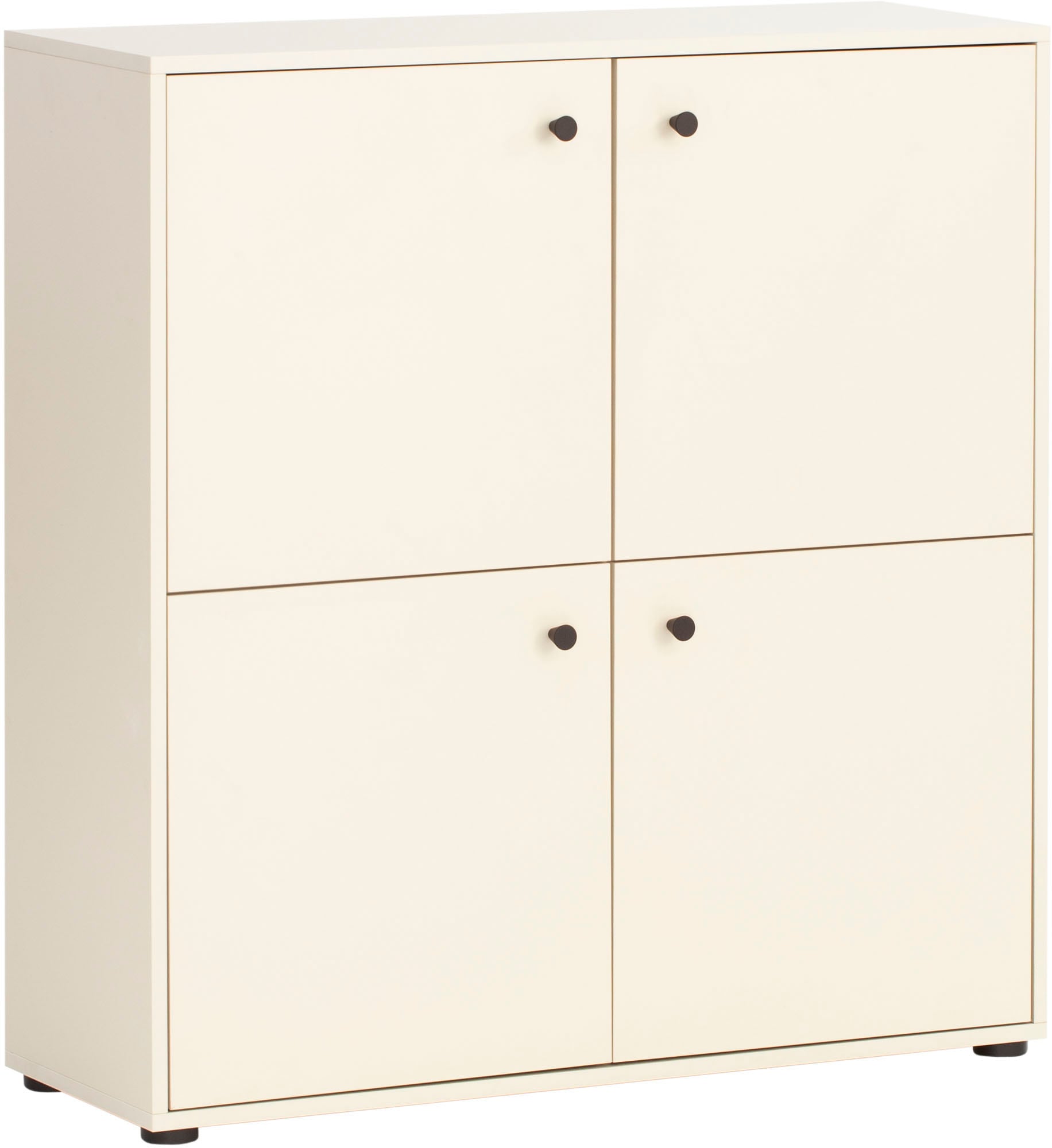 Image of welltime Hochkommode "Lovund, Breite 98 cm" Türscharniere mit Softclose-Funktion