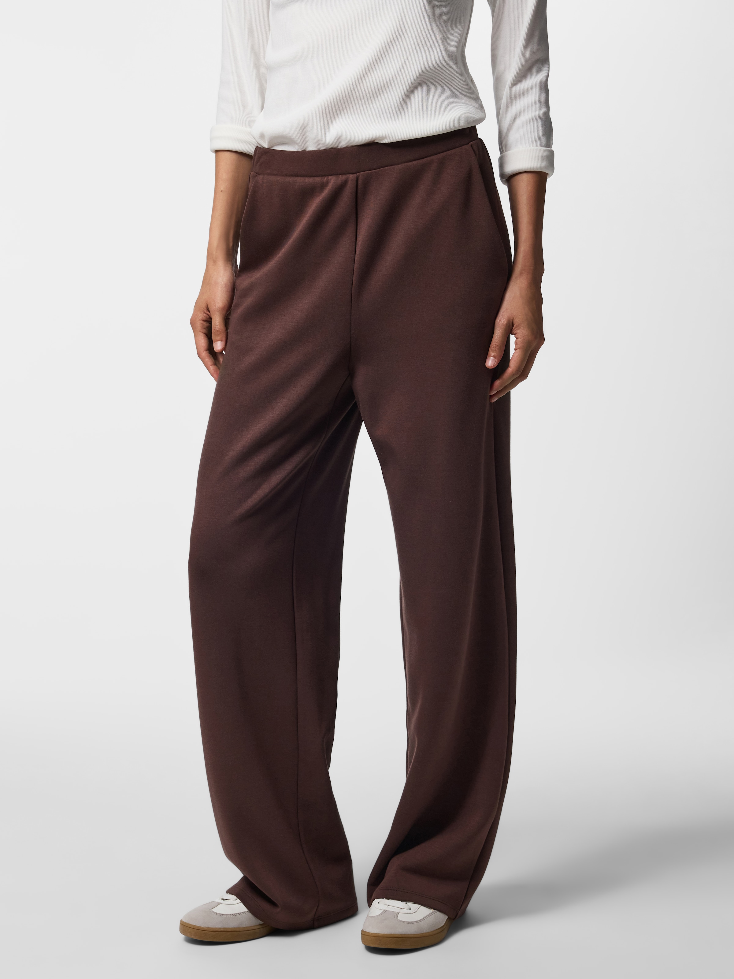 Image of pieces Sweathose "PCMICHELLE SCUBA HW PANTS SWT NOOS BC" Materialmix